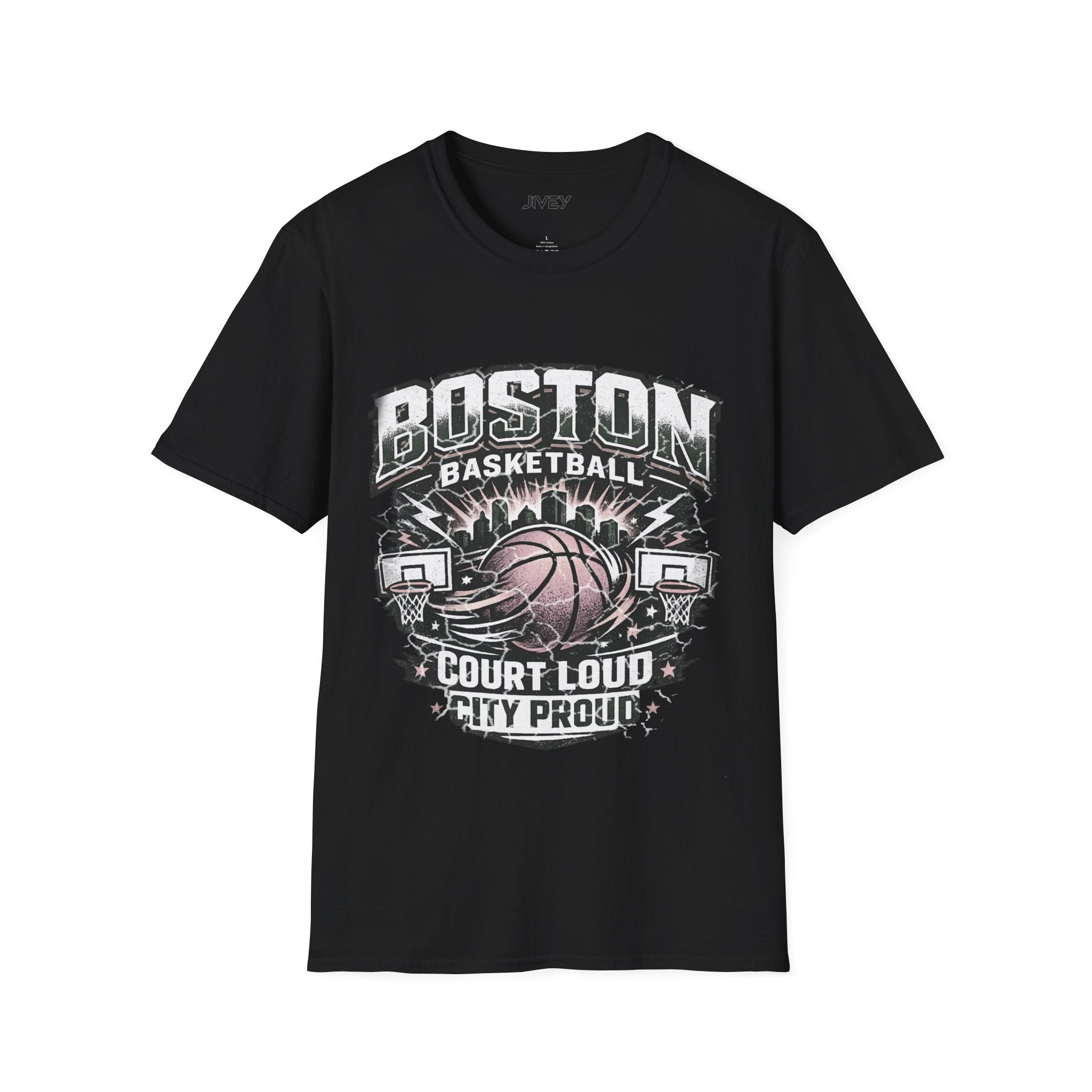 Boston Court Loud Basketball Tee