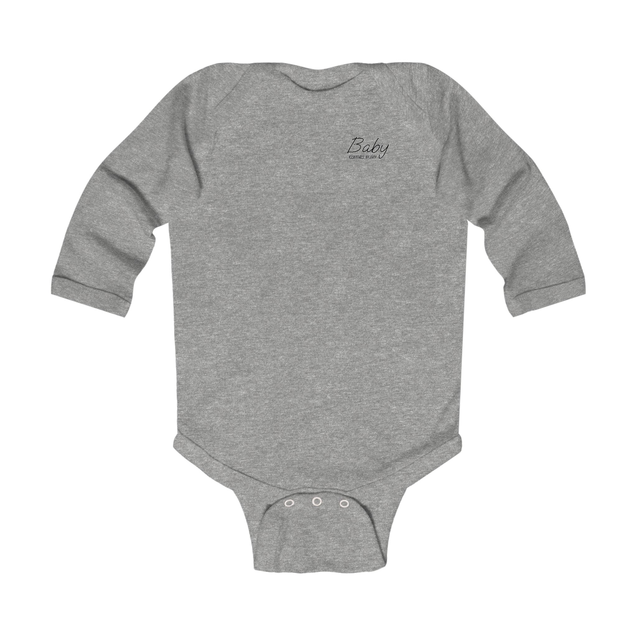 JIVEY Essentials Infant Baby Long Sleeve Bodysuit
