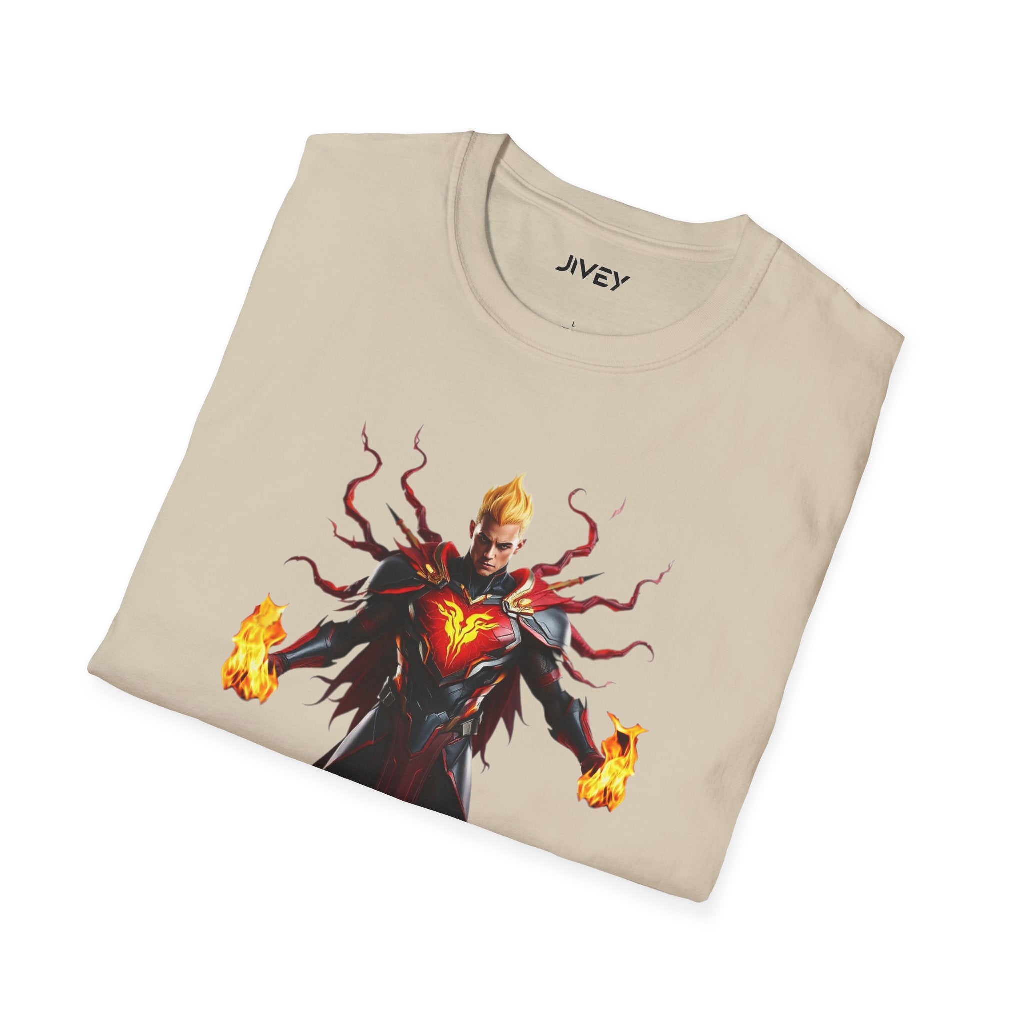 Inferno Heart Superhero Softstyle Tee