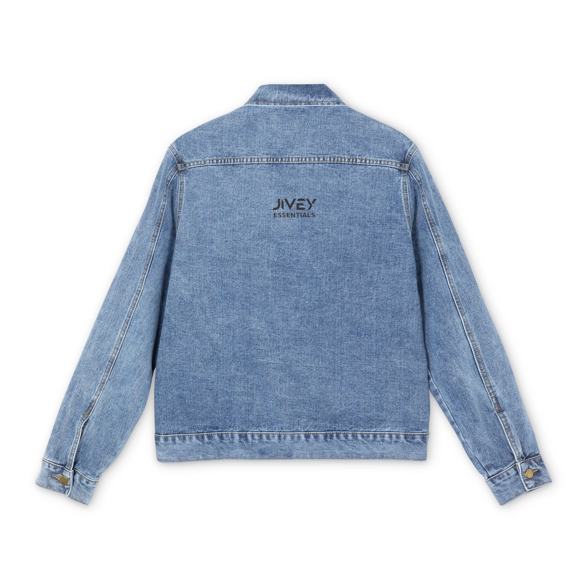 JIVEY Essentials Men's Relaxed-fit Denim Jacket