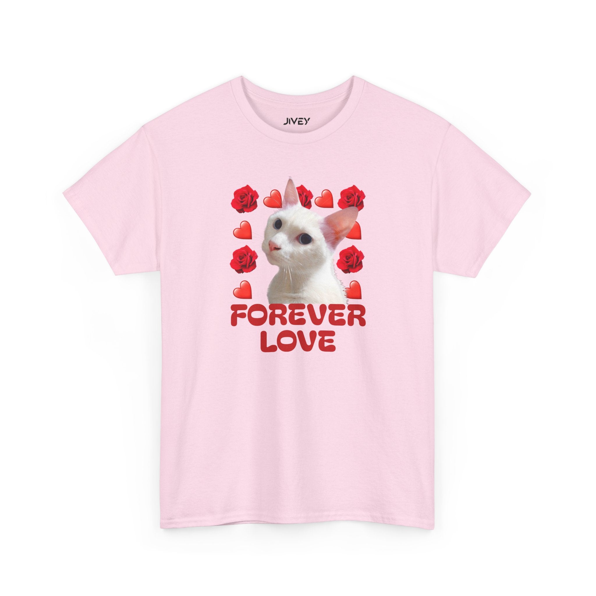 Forever Loved Cats Dry Paint Heavy Cotton Tee