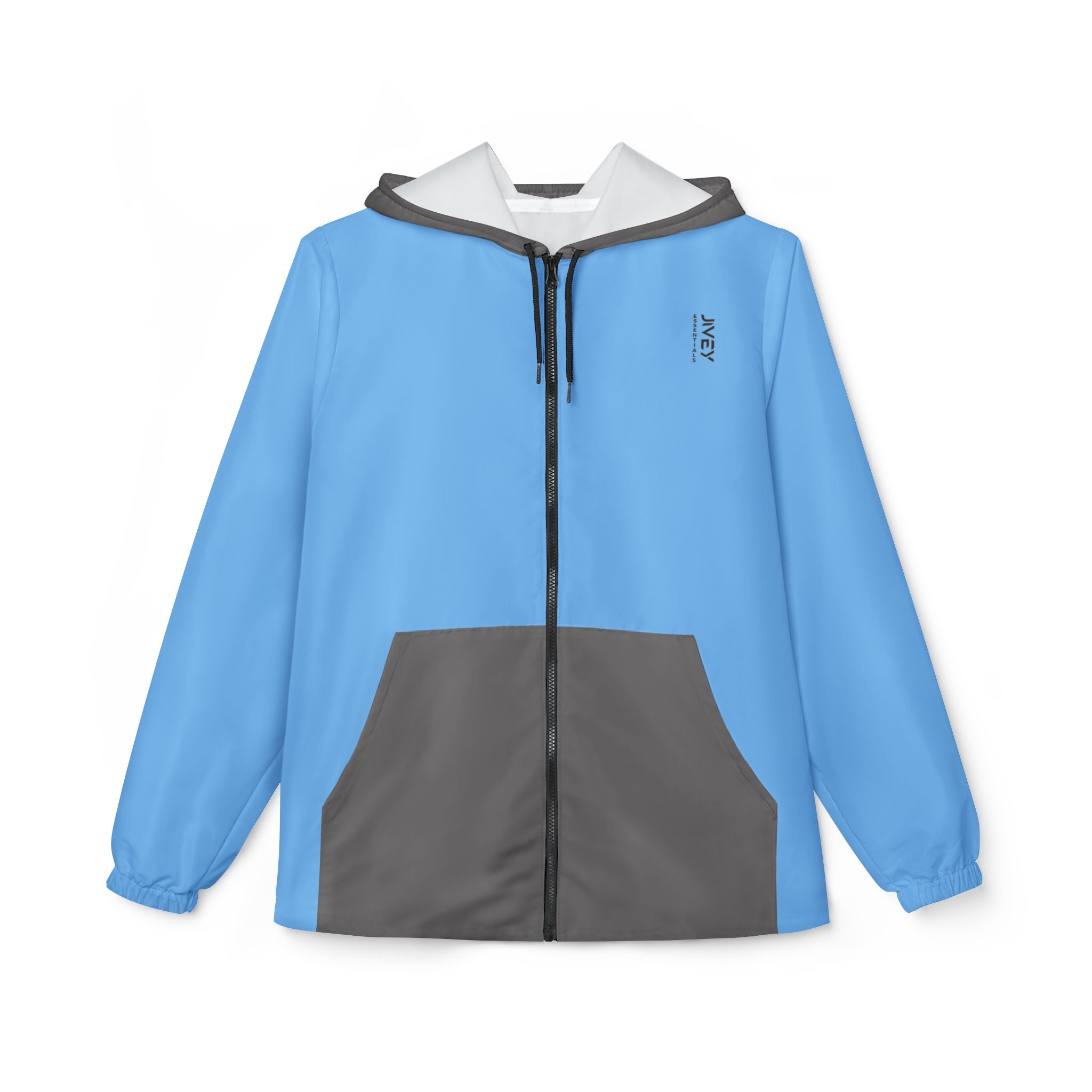 JIVEY Essentials Unisex Light-fabric Windbreaker Denim Blue Jacket