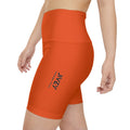 JIVEY Essentials Women's Comfy-fit Red Gold Workout Shorts