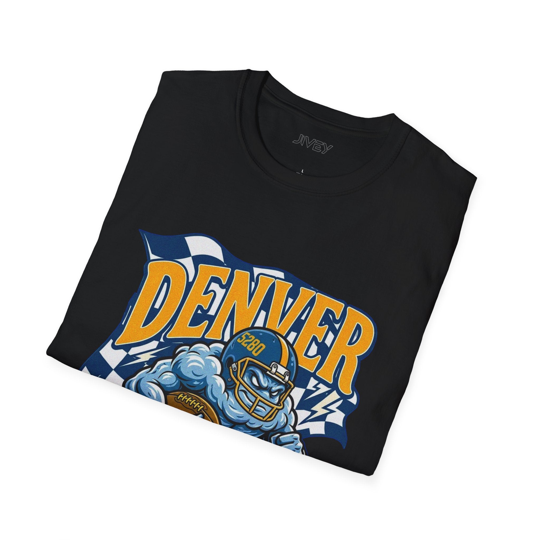 Denver The Storm Football Black Tee