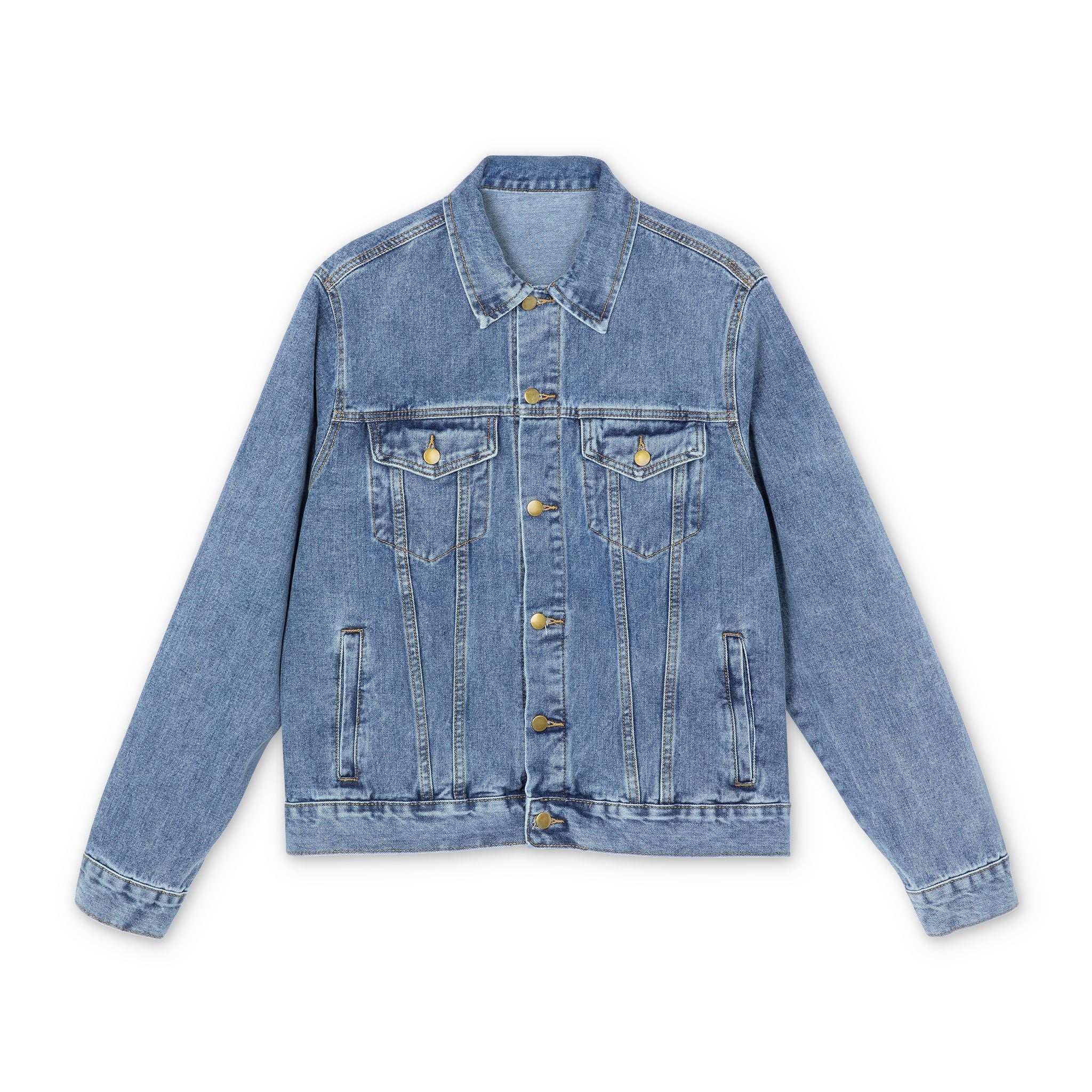 JIVEY Essentials Men's Relaxed-fit Denim Jacket