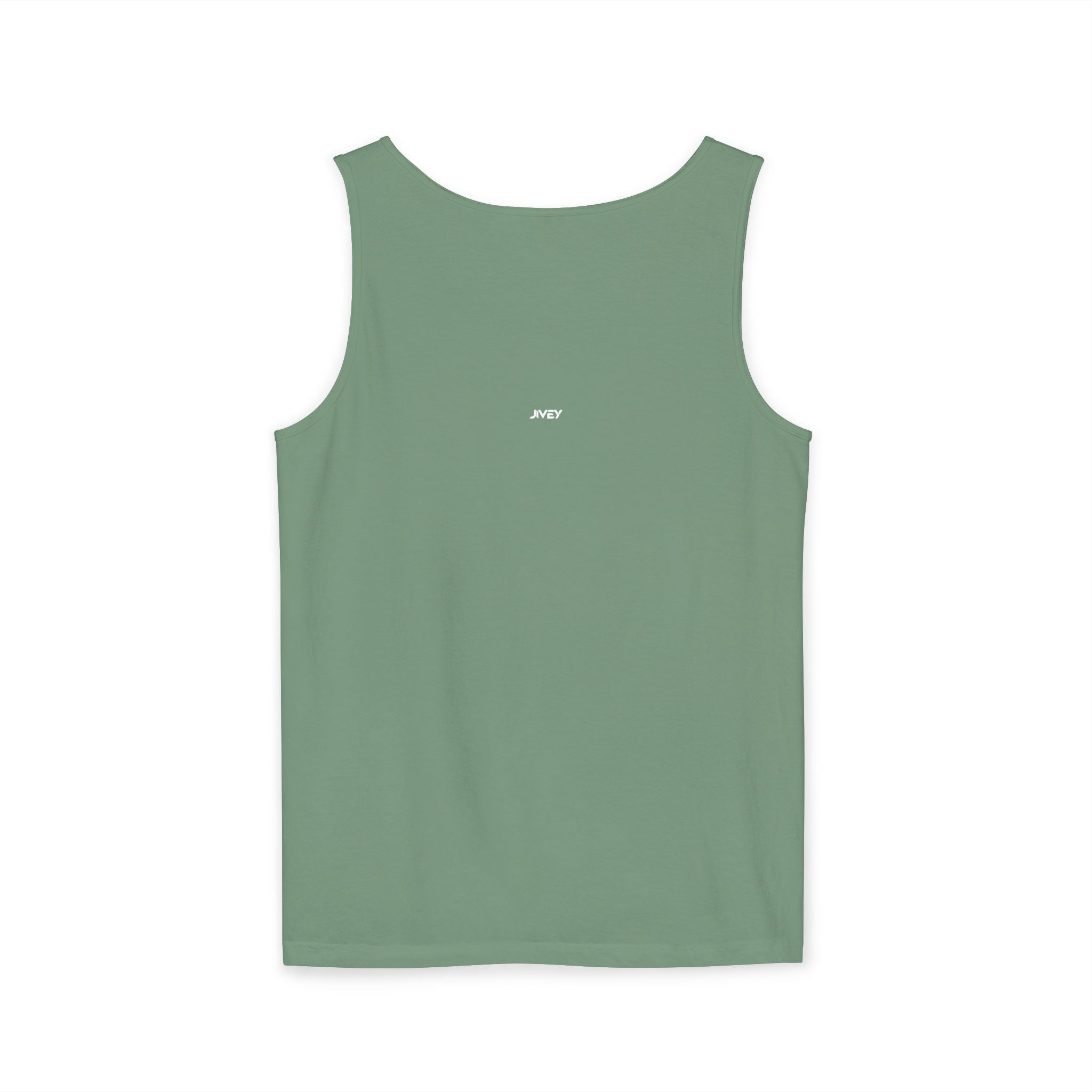JIVEY Essentials Unisex Relaxed-fit Dark Garment-Dyed Tank Top