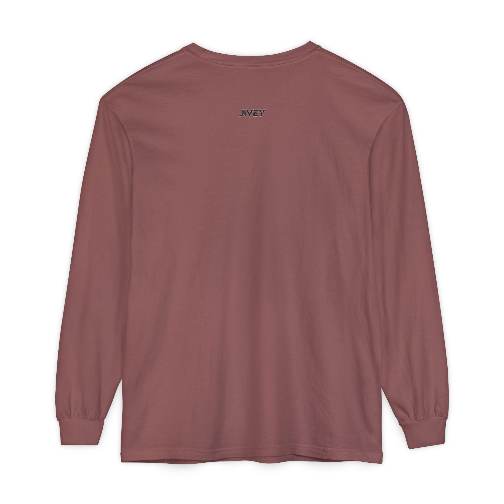 JIVEY Eminent Unisex Garment-dyed Long Sleeve Shirt