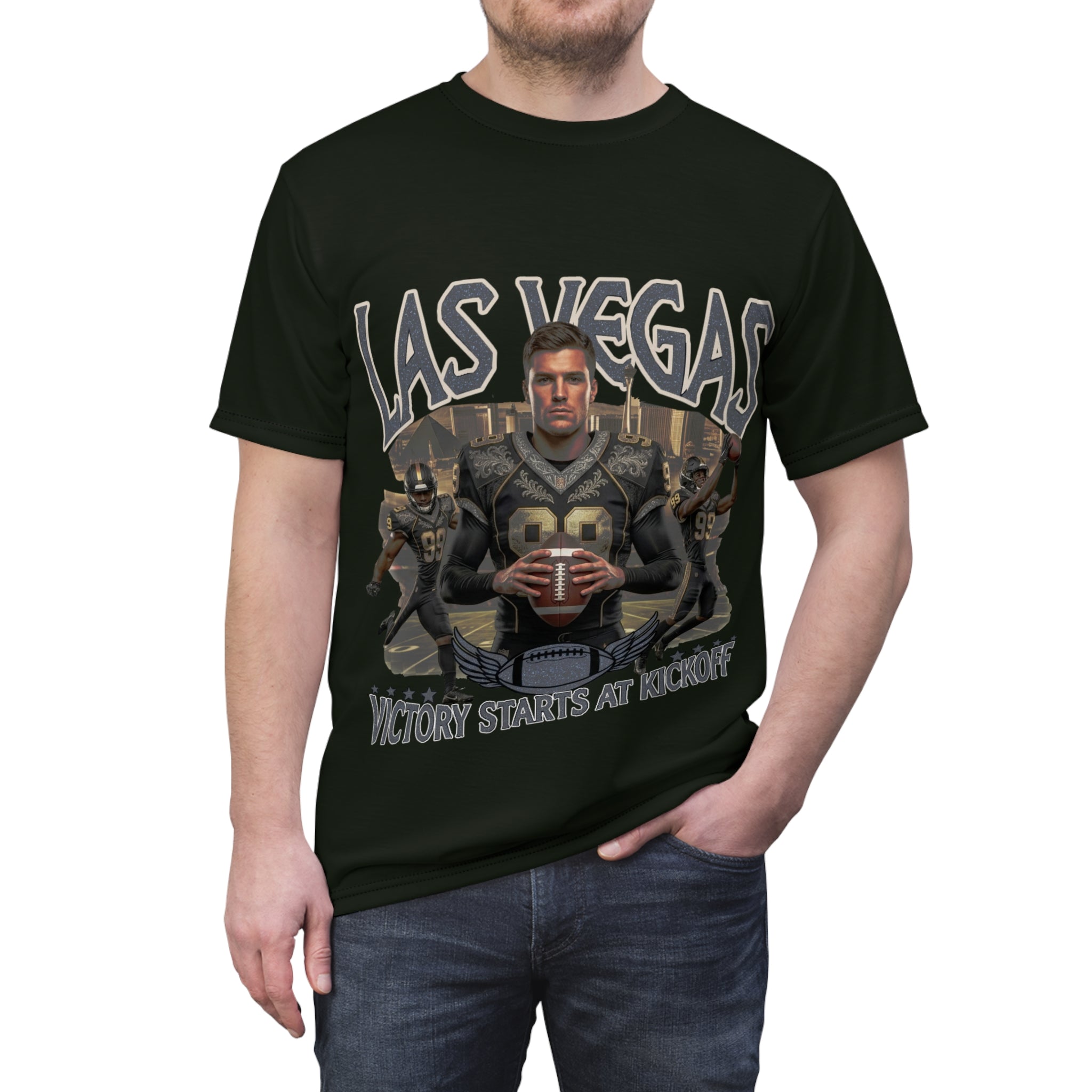 LAS Vegas Victory Football  Mega Tee