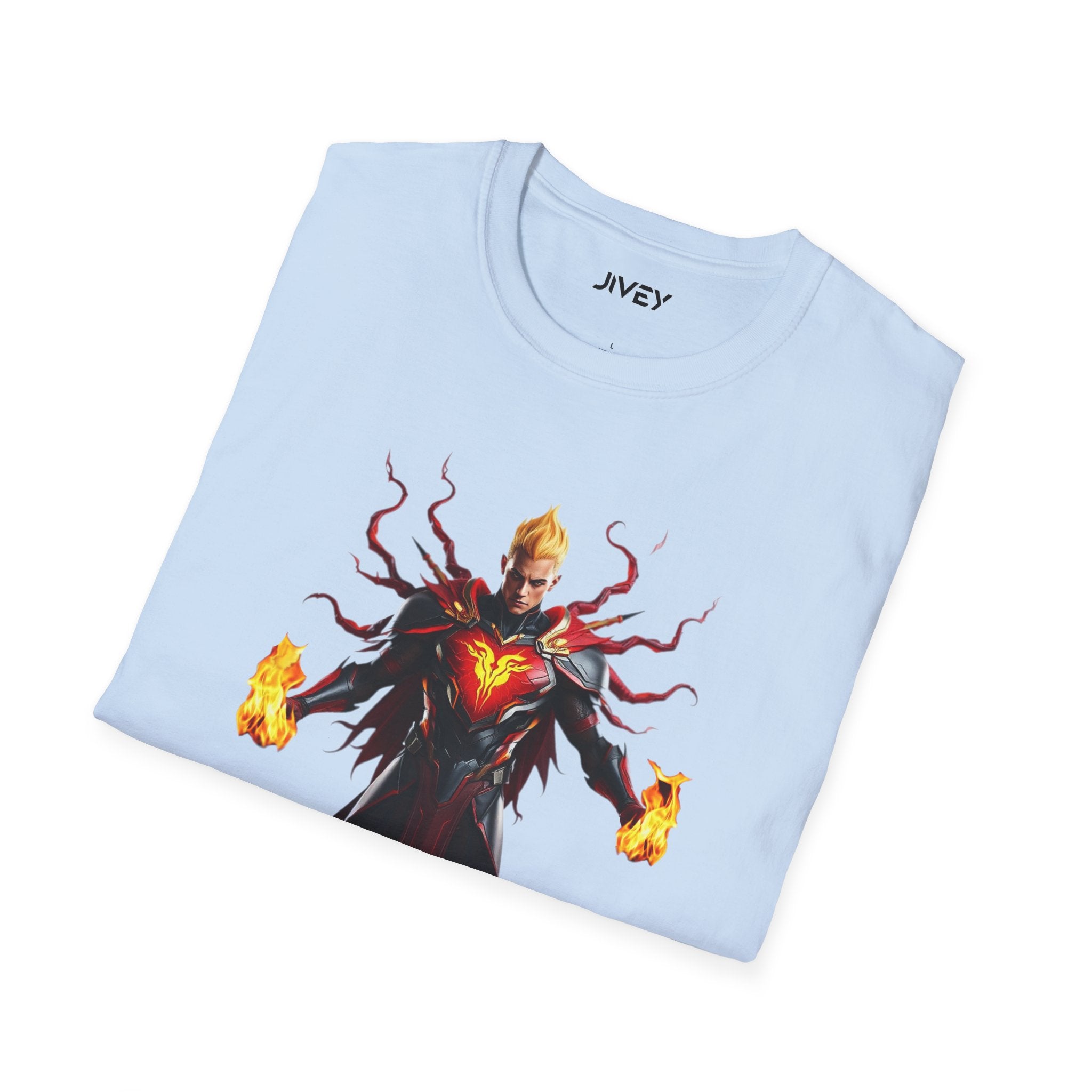 Inferno Heart Superhero Softstyle Tee