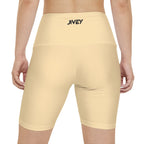 JIVEY Essentials Women's Comfy-fit Peach Workout Shorts