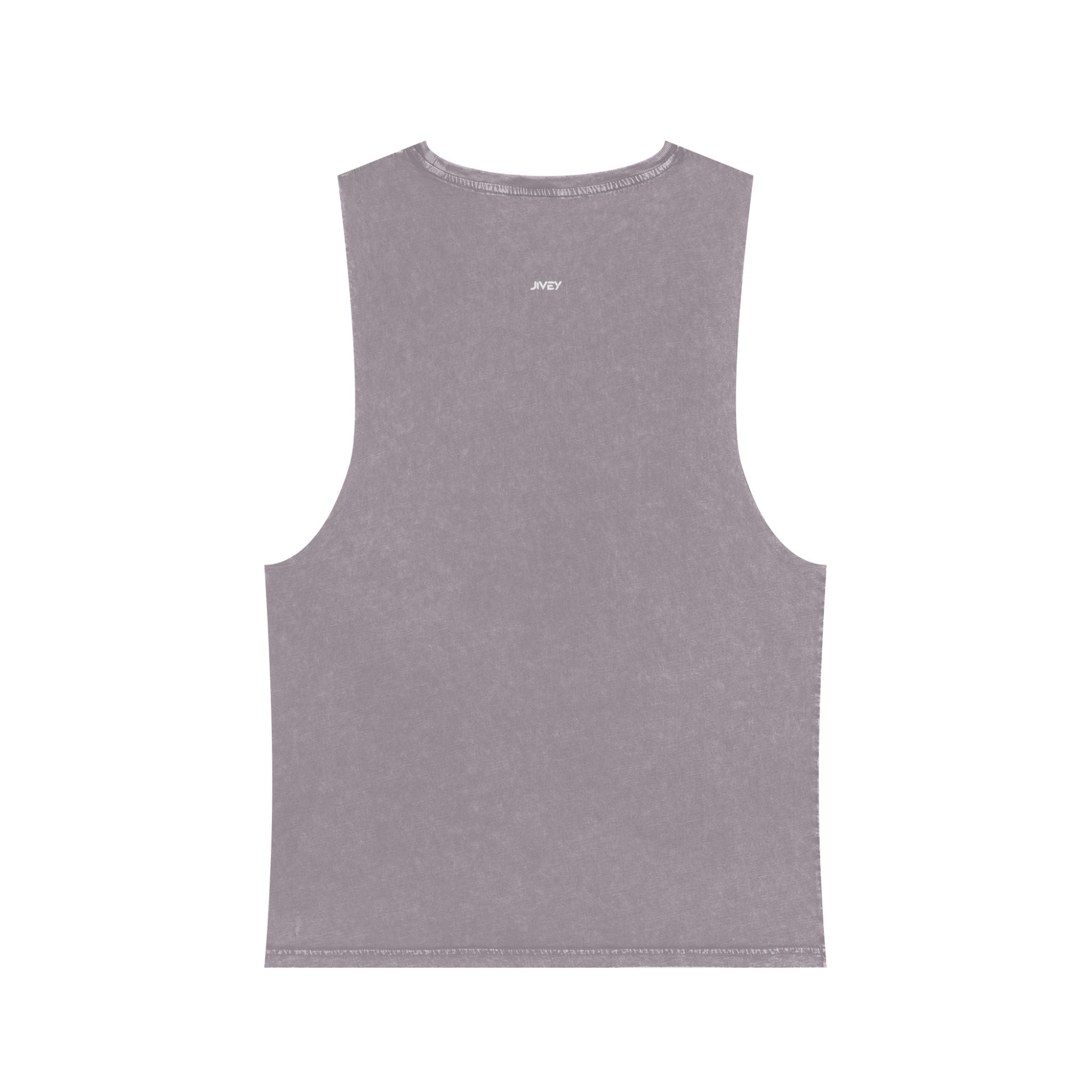 JIVEY Essentials Unisex Regular-fit Cotton Stonewash Tank Top