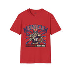 Kansas Heavy Hits Football Red Tee