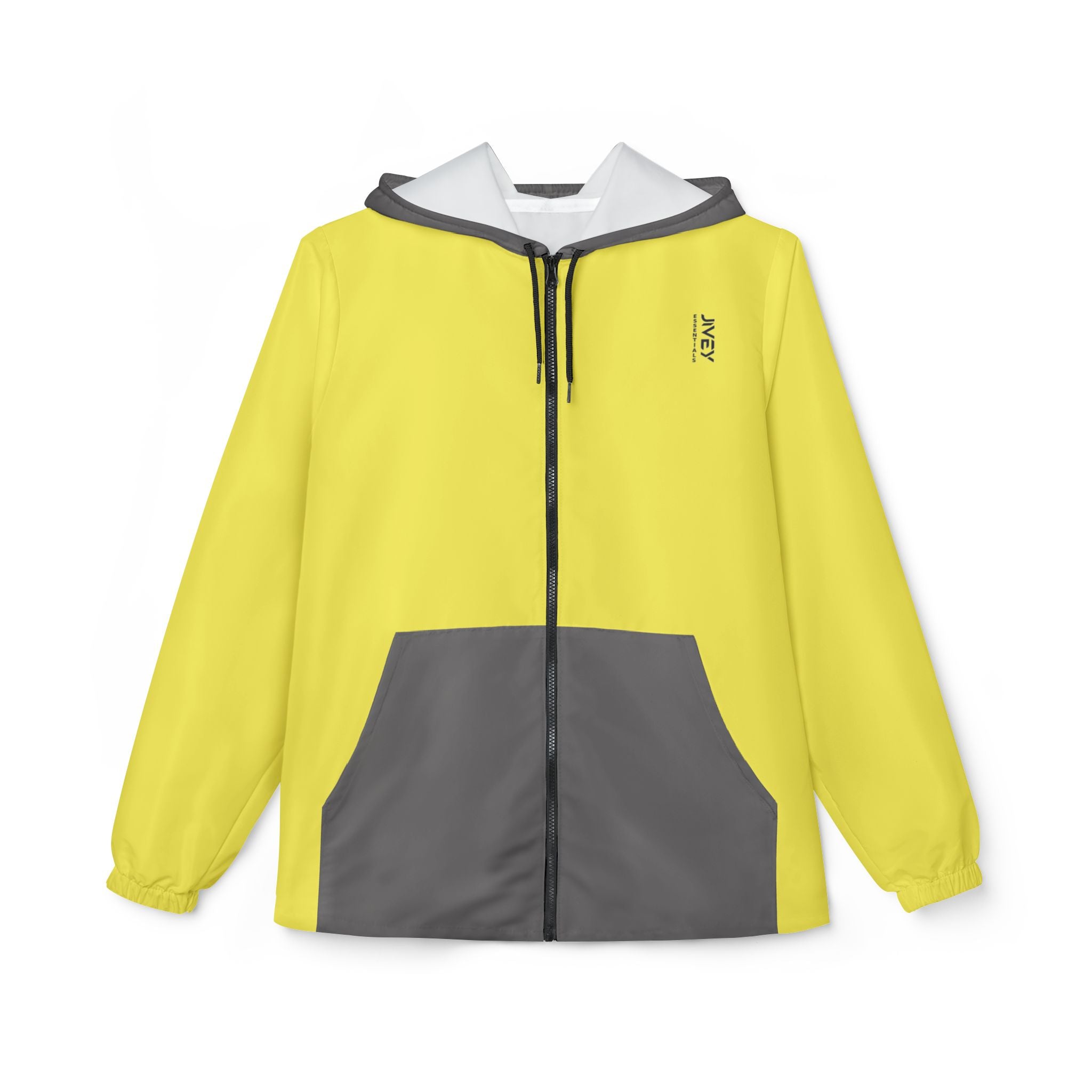 JIVEY Essentials Unisex Light-fabric Windbreaker Lemon Jacket