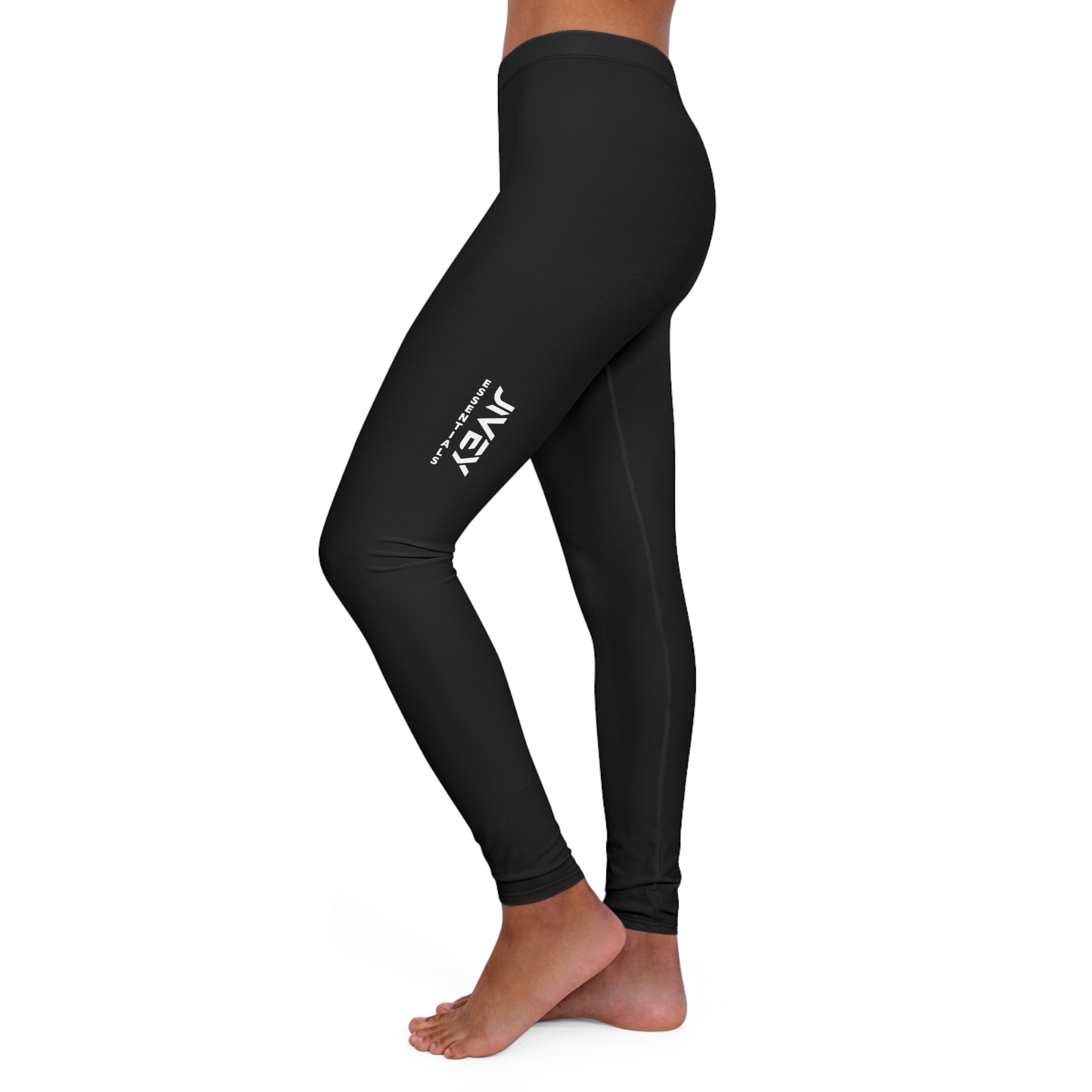 JIVEY Essentials Women's Casual Spandex Skinny-fit Black Leggings