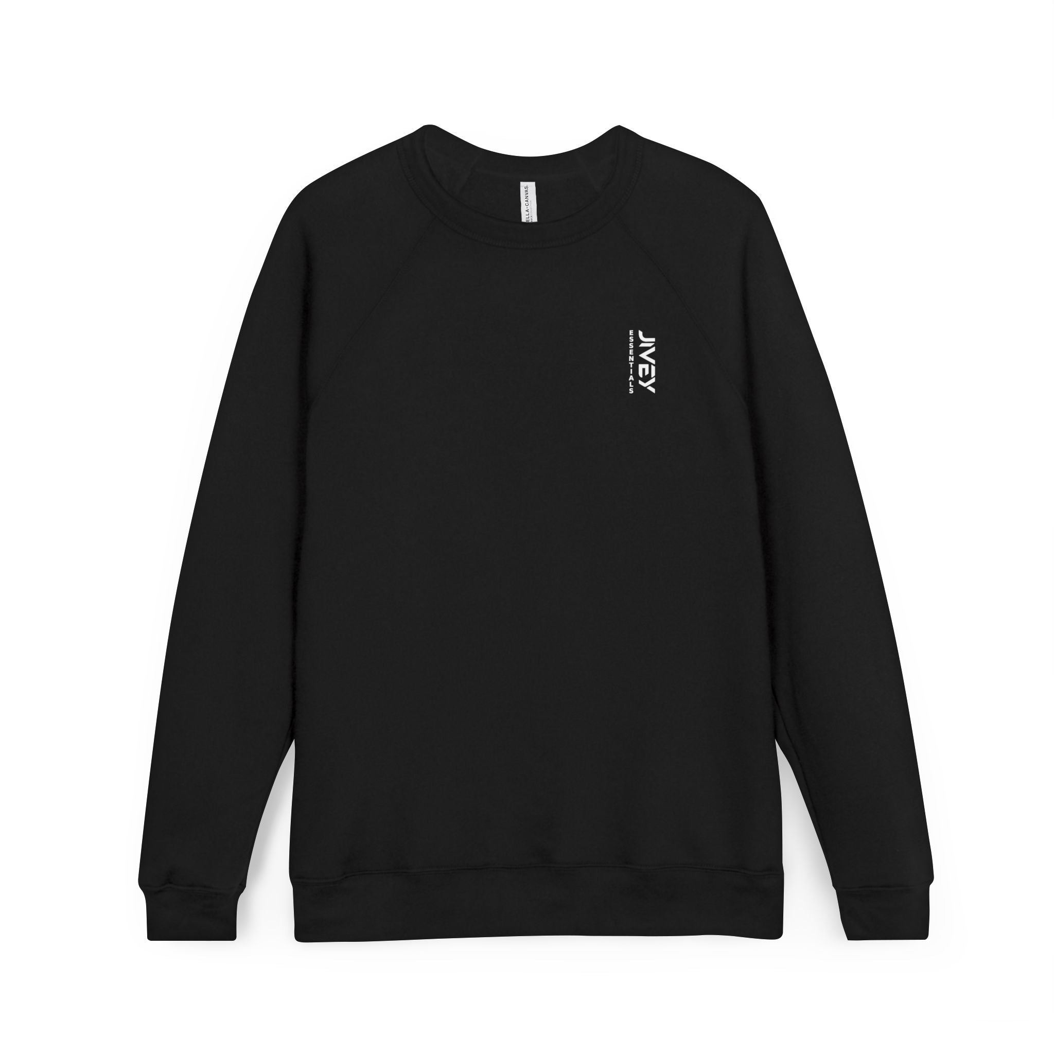 JIVEY Essentials Unisex Sponge Fleece Raglan Cotton Sweatshirt