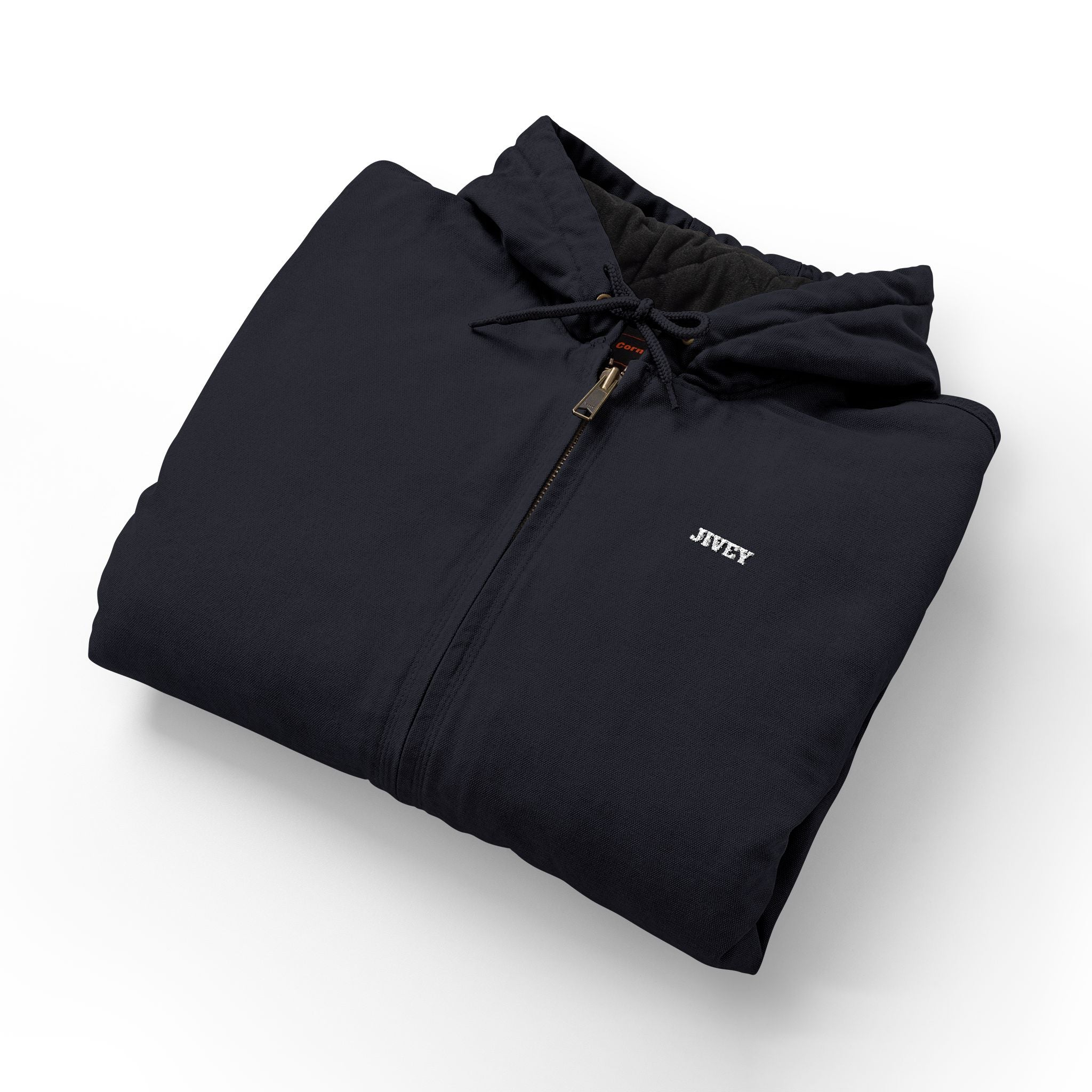 JIVEY Essentials Duck Cloth Hooded Work Jacket