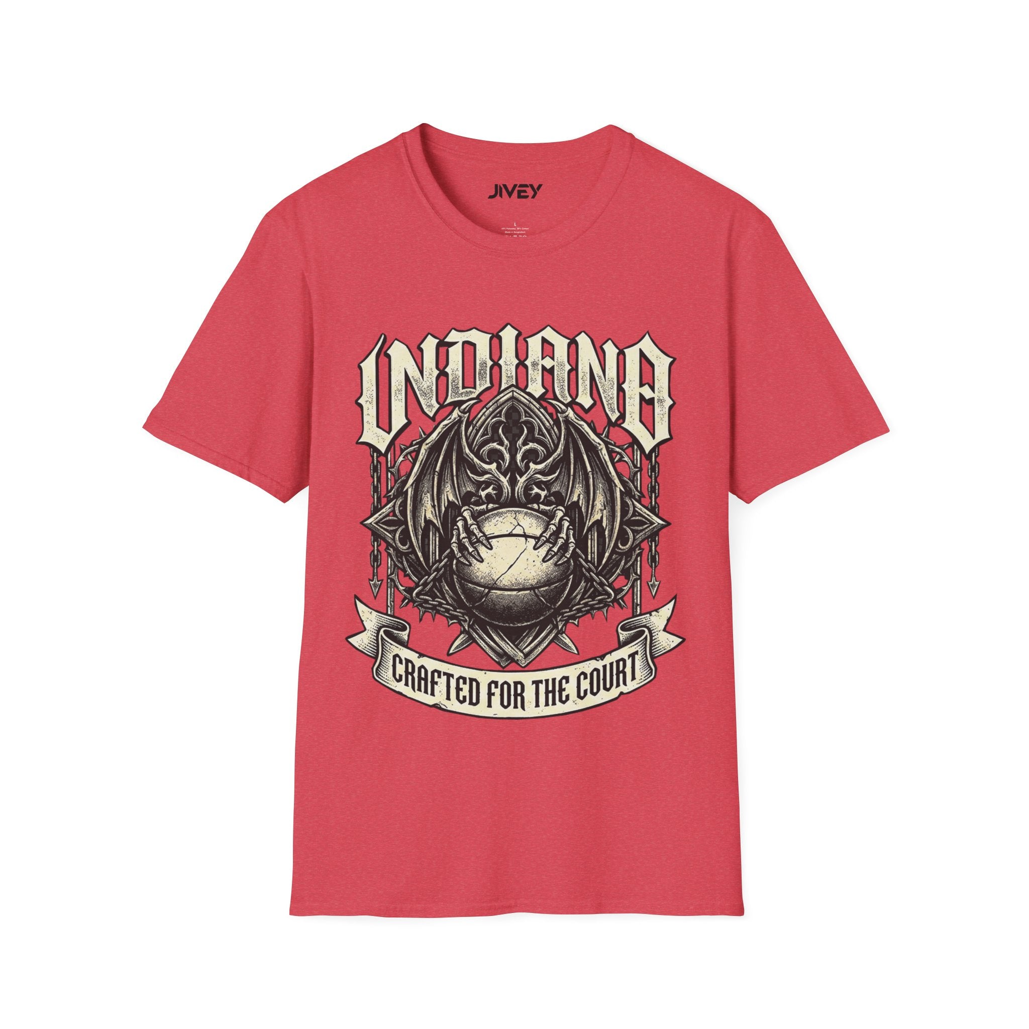 Indiana Crafted for The Court RedTee