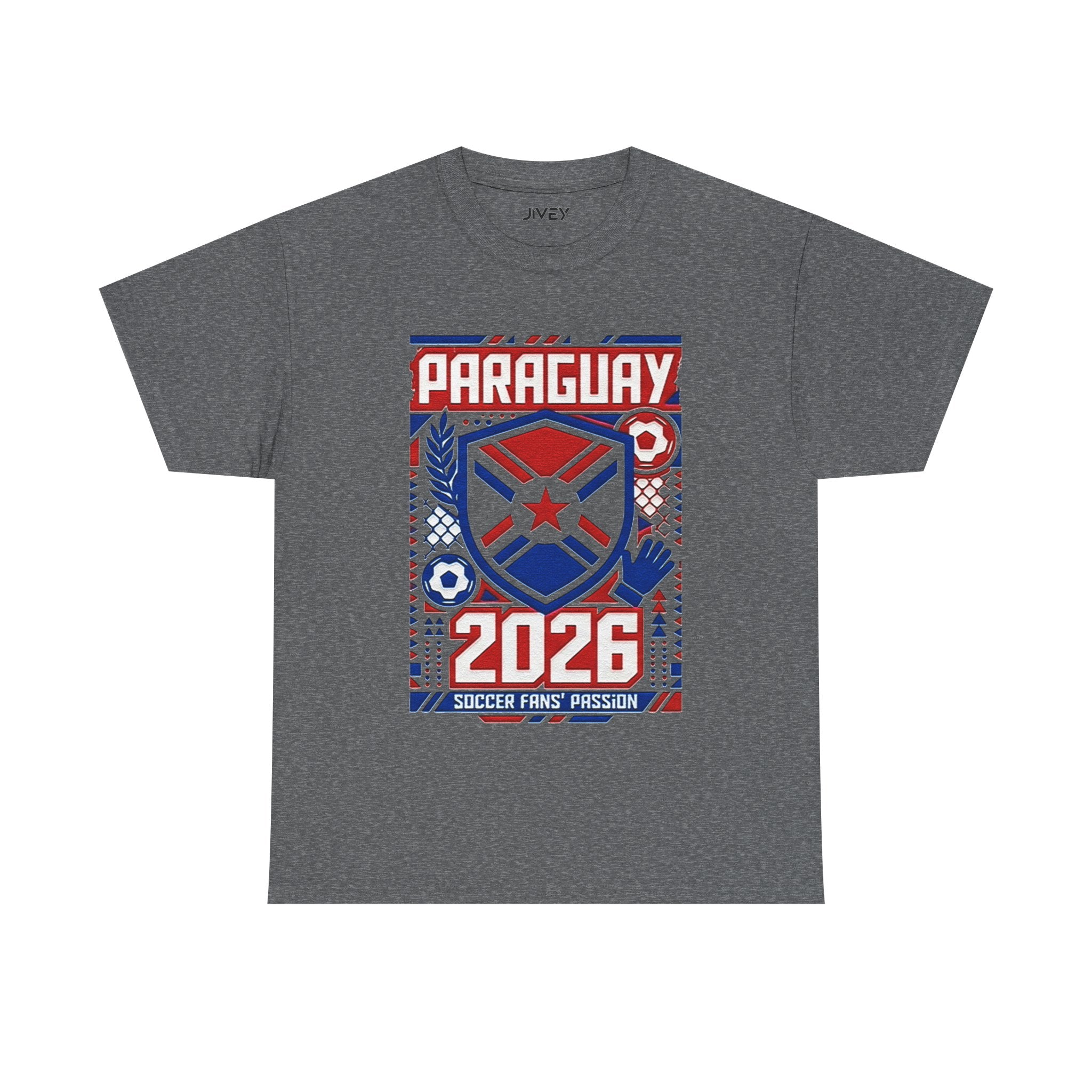 Paraguay Soccer Fan Tee