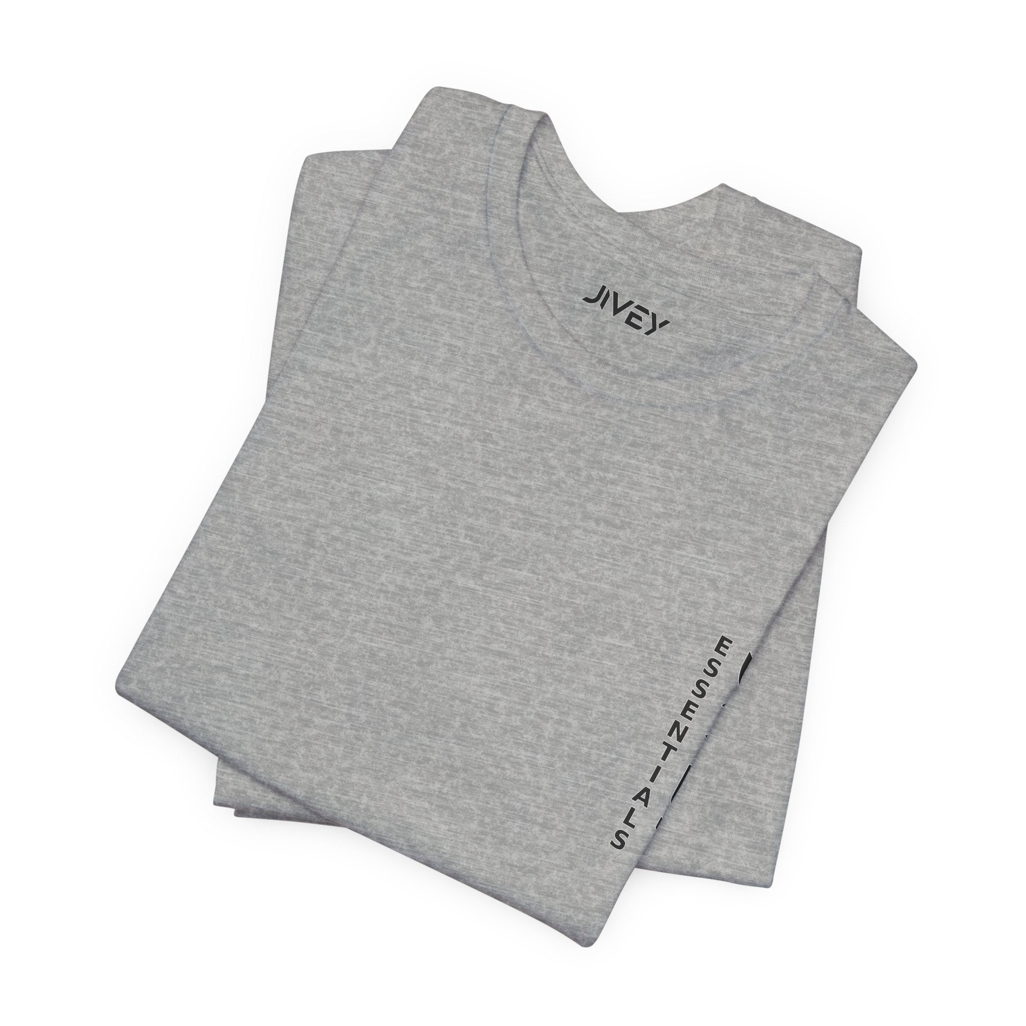 JIVEY Essentials Unisex Jersey Short Sleeve Soft Cotton Tee