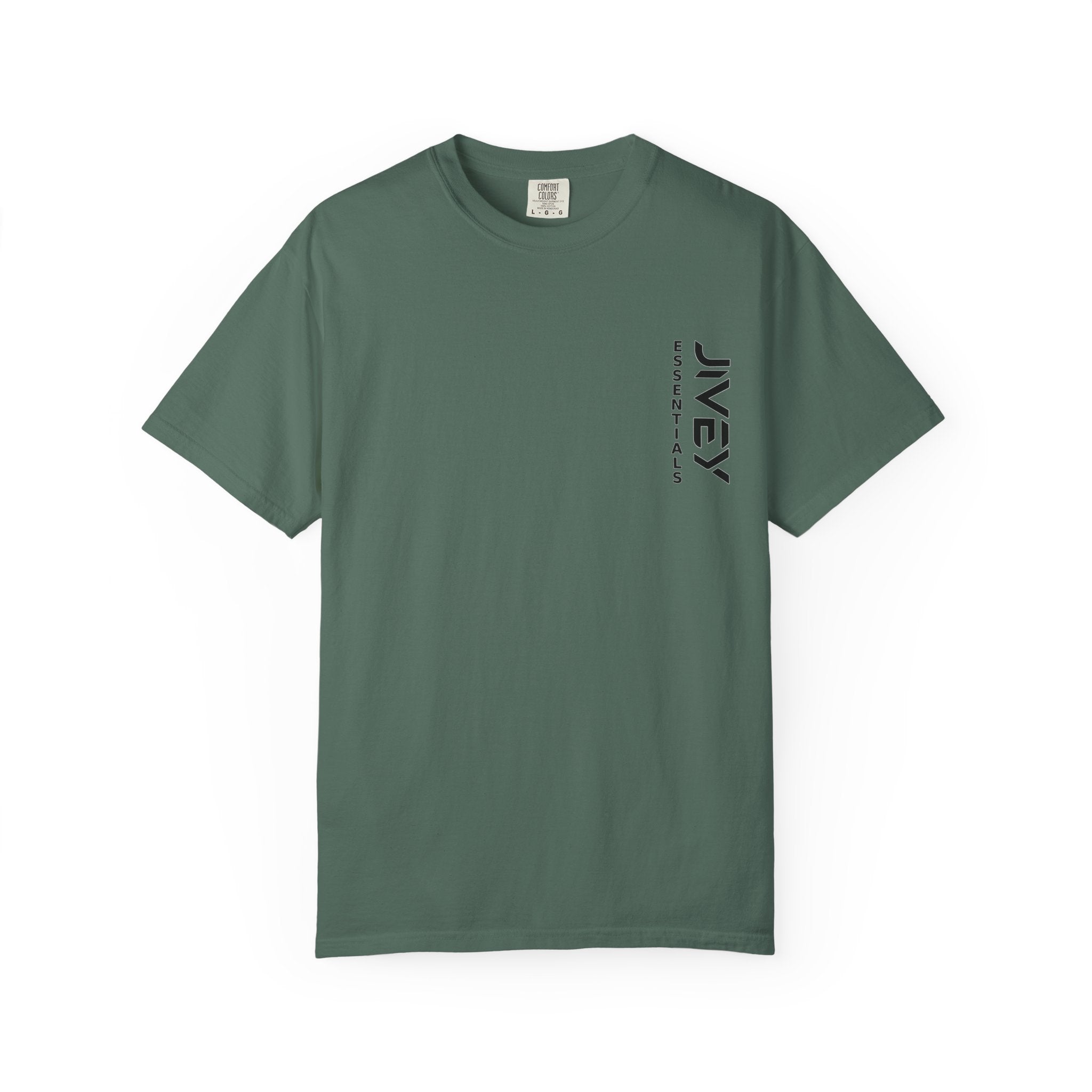 JIVEY Essentials Unisex Garment-Dyed Durable Ring-spun Cotton T-shirt