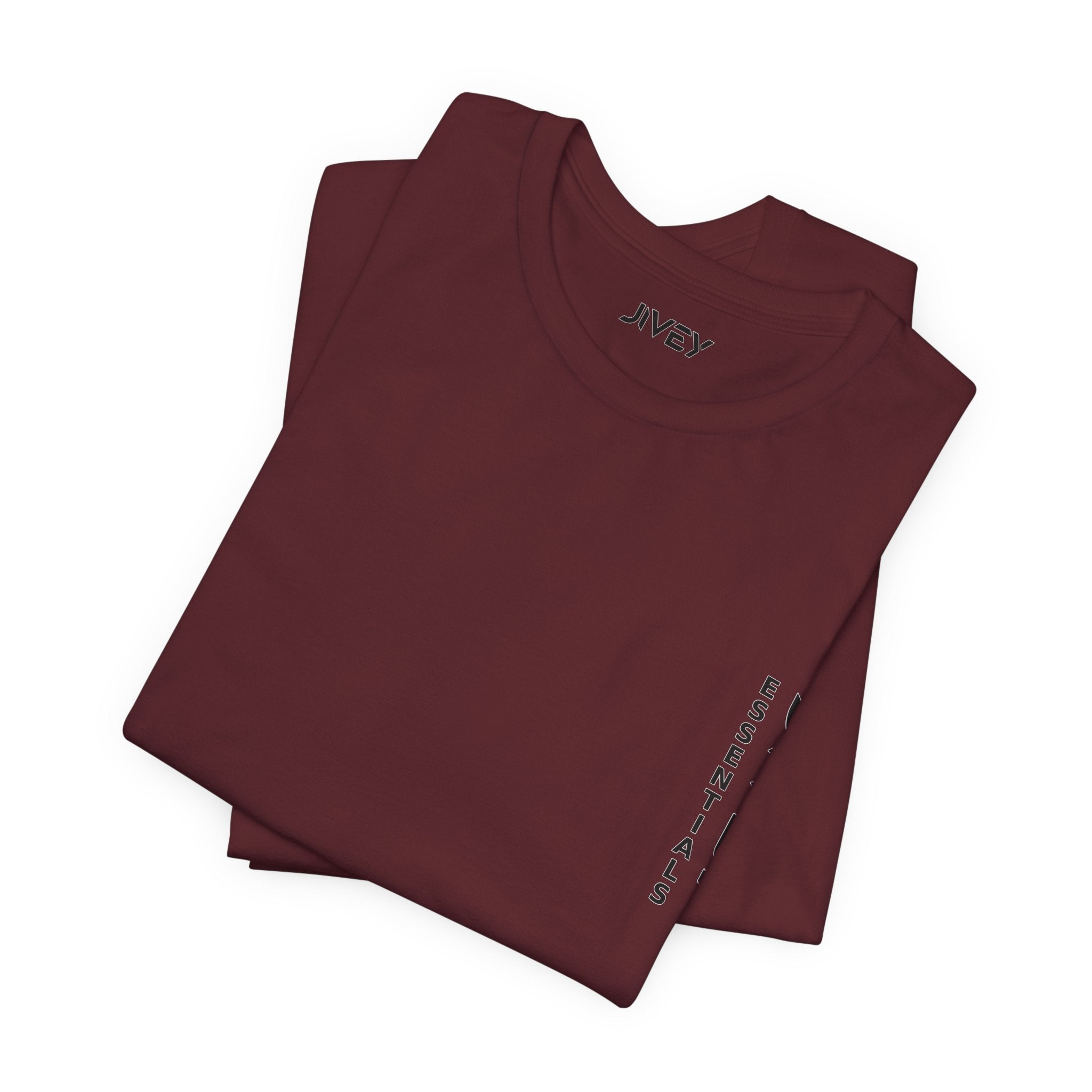JIVEY Essentials Unisex Jersey Short Sleeve Soft Cotton Tee