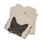 Beloved Pet Portrait Australian Kelpie Dog Heavy Cotton Tee