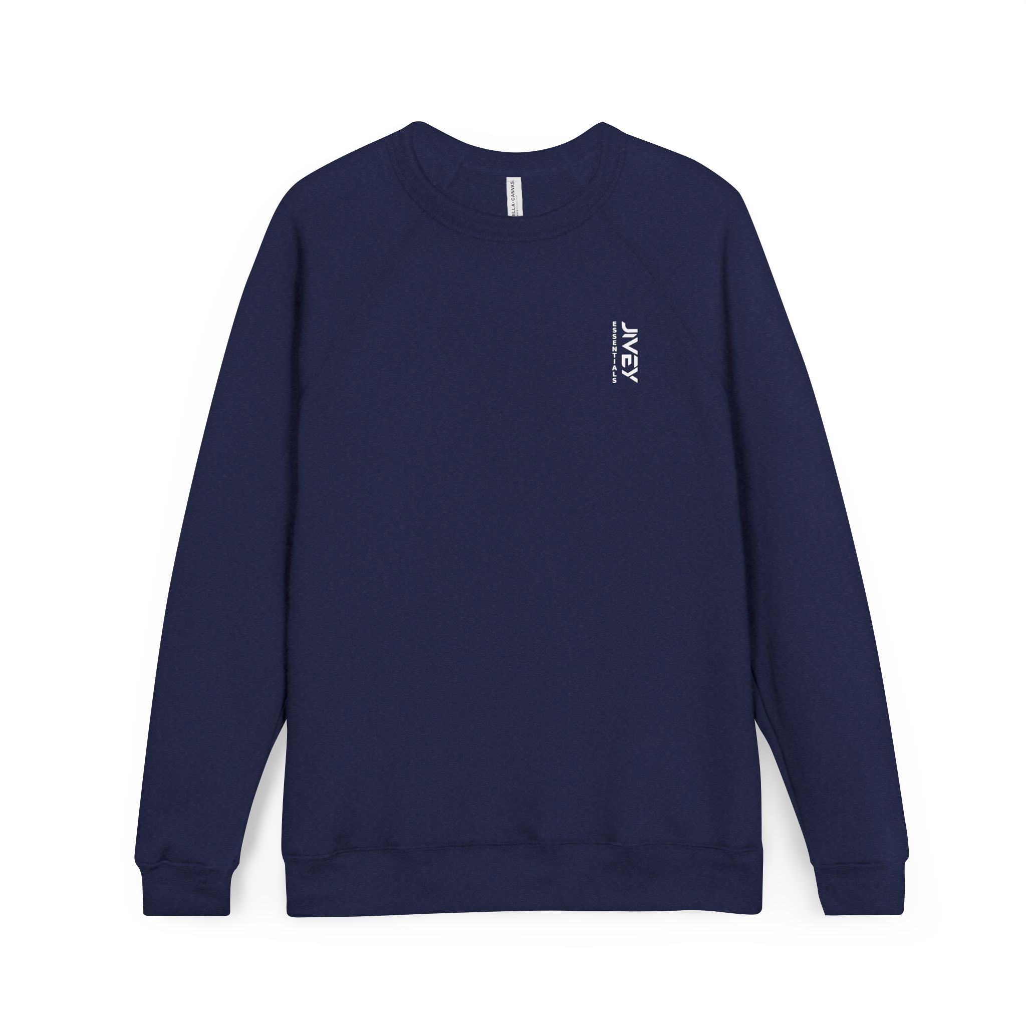JIVEY Essentials Unisex Sponge Fleece Raglan Cotton Sweatshirt
