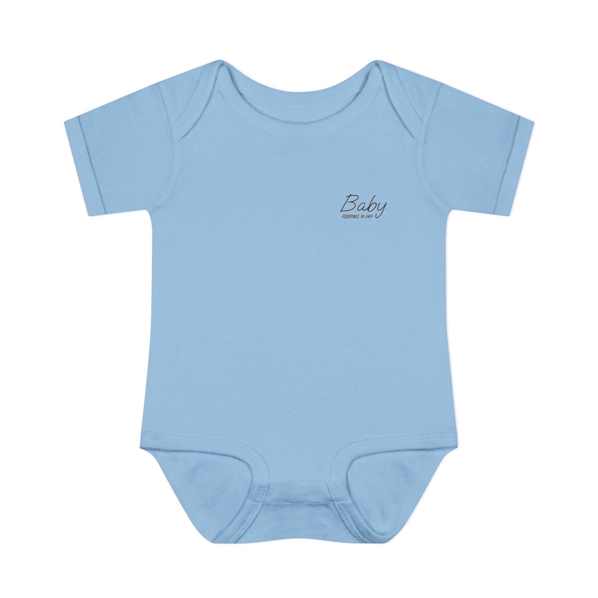 JIVEY Essentials Infant Baby Rib Short Sleeves Bodysuit