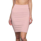 JIVEY Eminent Mid-waist fit Light Rose Pencil Skirt