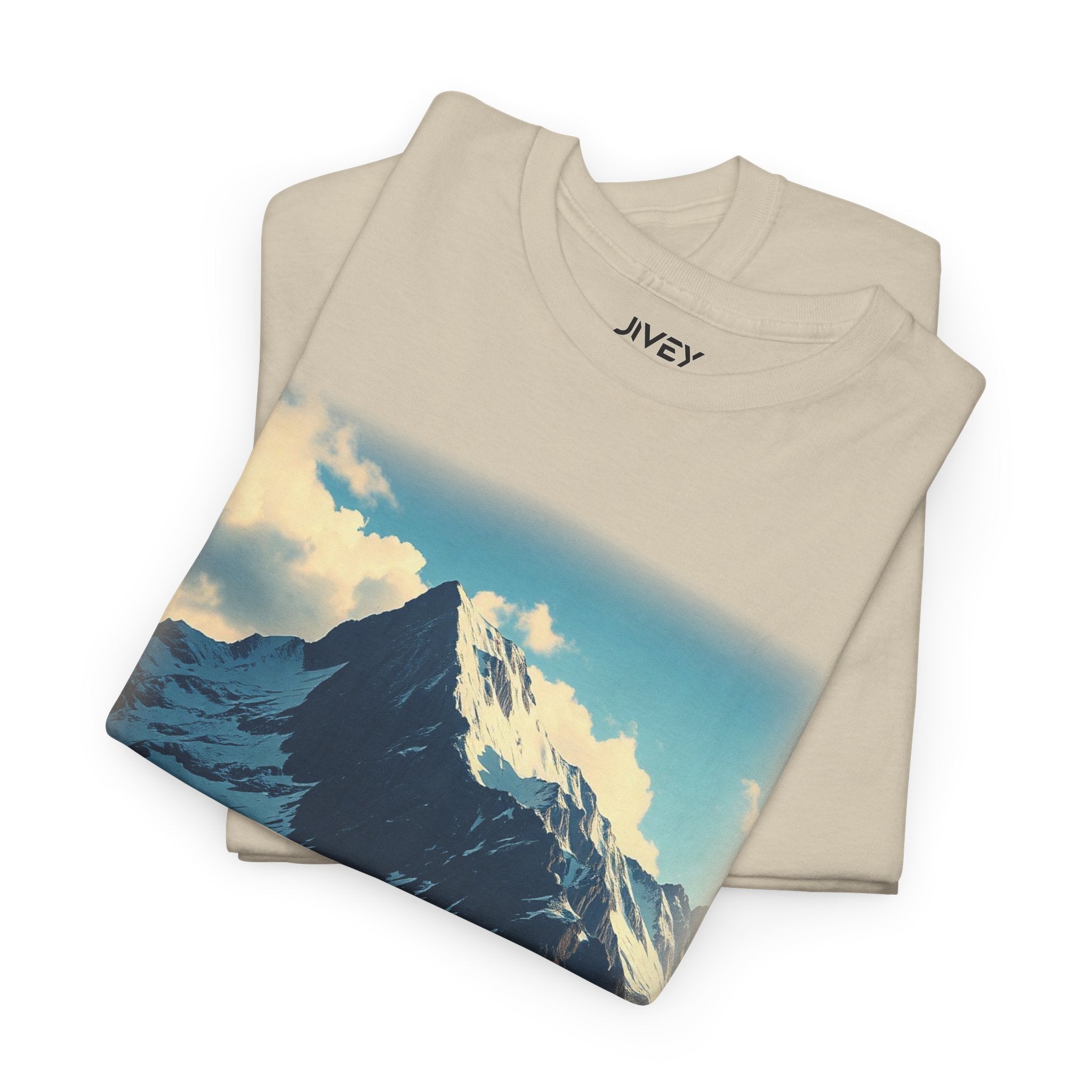 Mount Logan Peak Unisex Heavy Cotton Tee