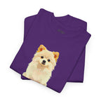 Beloved Pet Portrait Dry Paint Heavy Cotton Tee