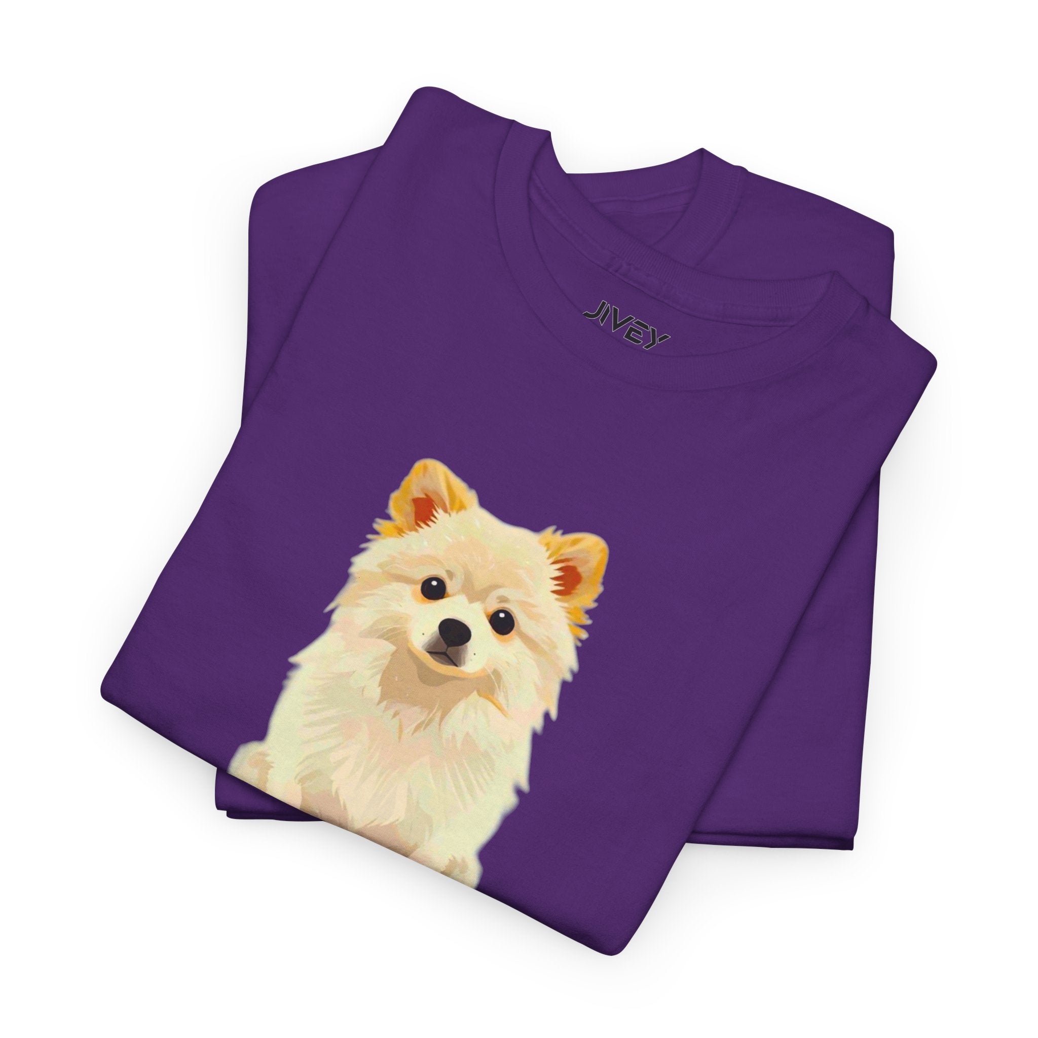 Beloved Pet Portrait Dry Paint Heavy Cotton Tee