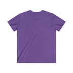 JIVEY Essentials Fitted V-Neck Short Sleeve Cotton Tee