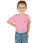 JIVEY Essentials Infant Baby Rib Short Sleeves Pink Bodysuit