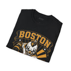 Boston slapshot Savage Hockey Black Tee