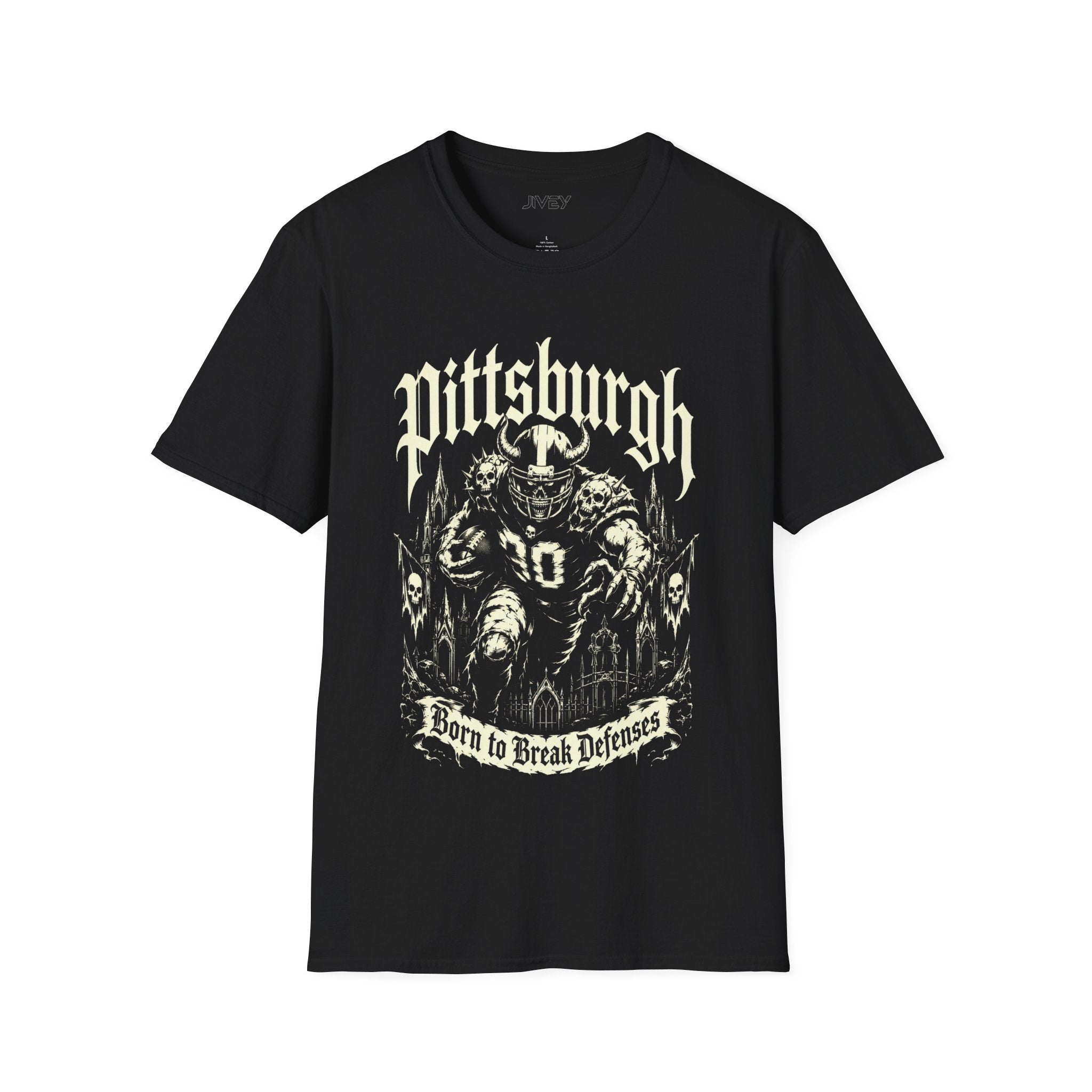 Pittsburgh Gothic Football Dark Tee