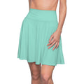 JIVEY Eminent Soft Versatile-fit Aquamarine Skater Skirt
