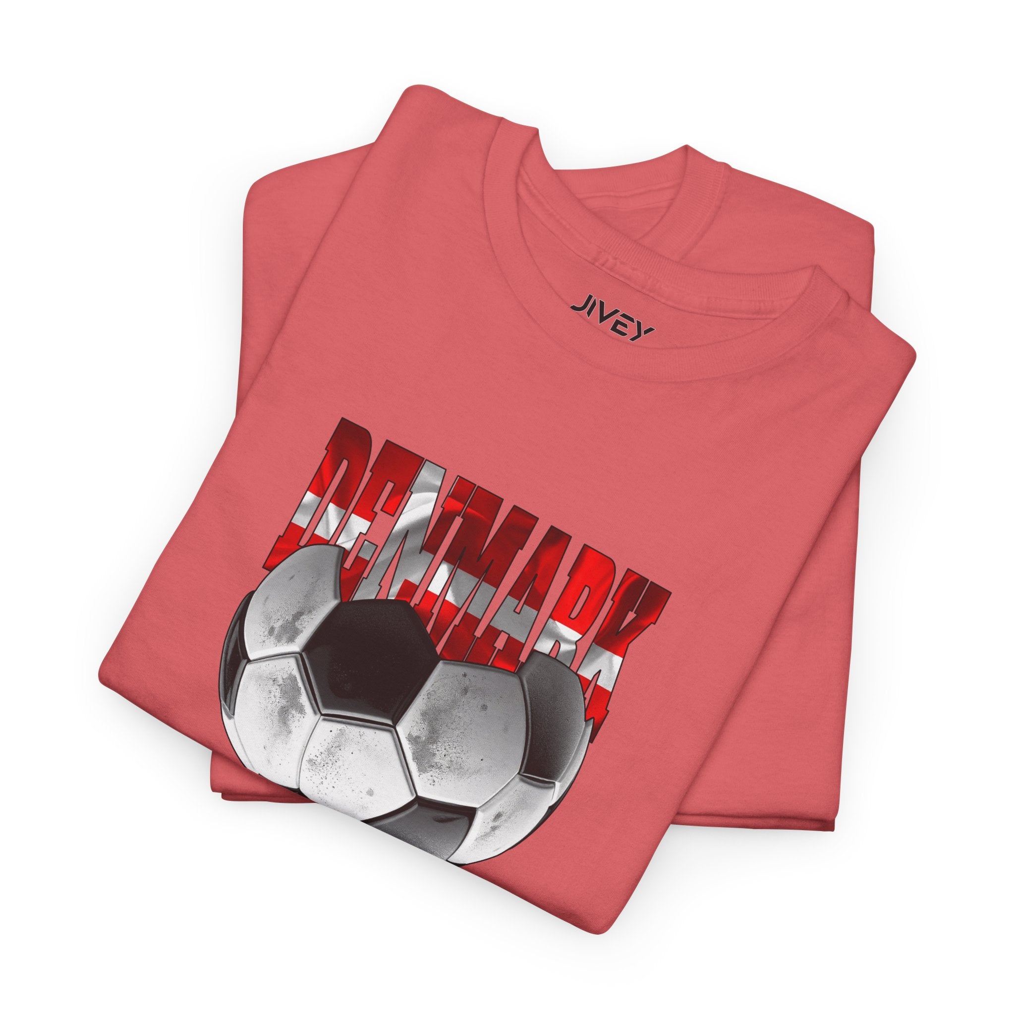 Denmark Soccer Fan Tee