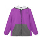 JIVEY Essentials Unisex Light-fabric Windbreaker Orchid Purple Jacket