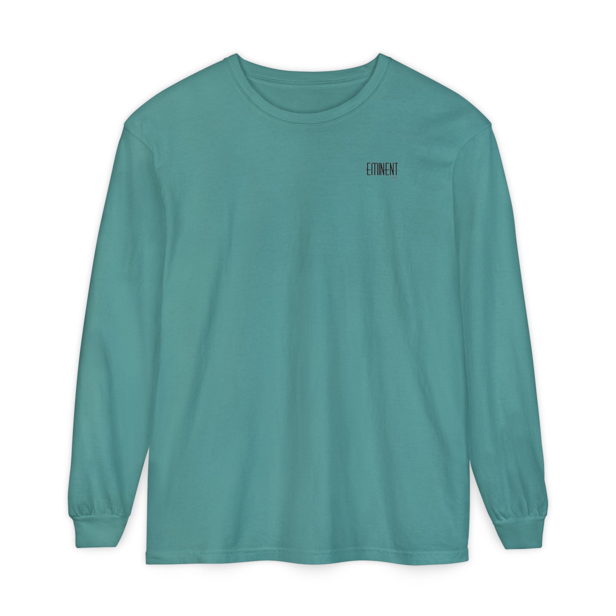 JIVEY Eminent Unisex Garment-dyed Long Sleeve Shirt
