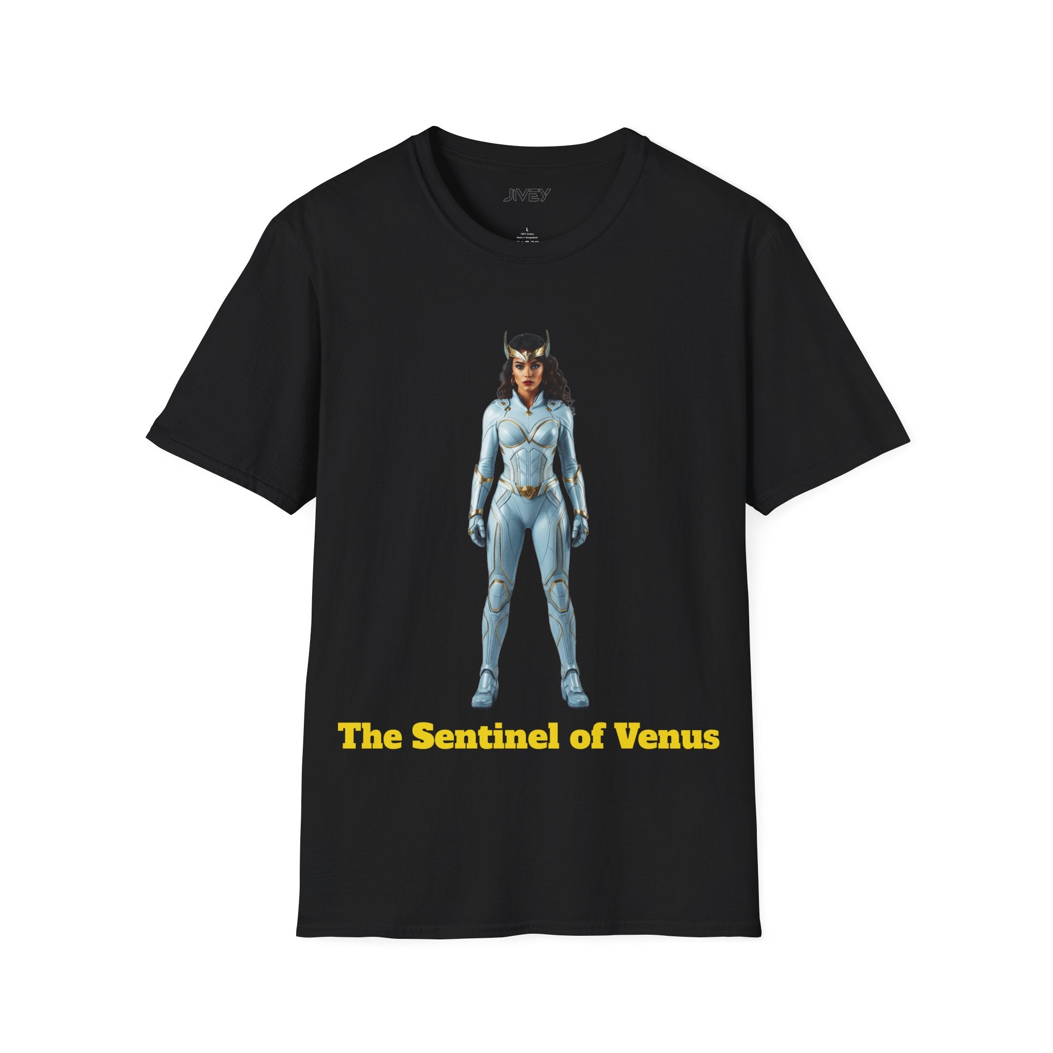 The Sentinel of Venus Combat-ready Superhero Softstyle Tee