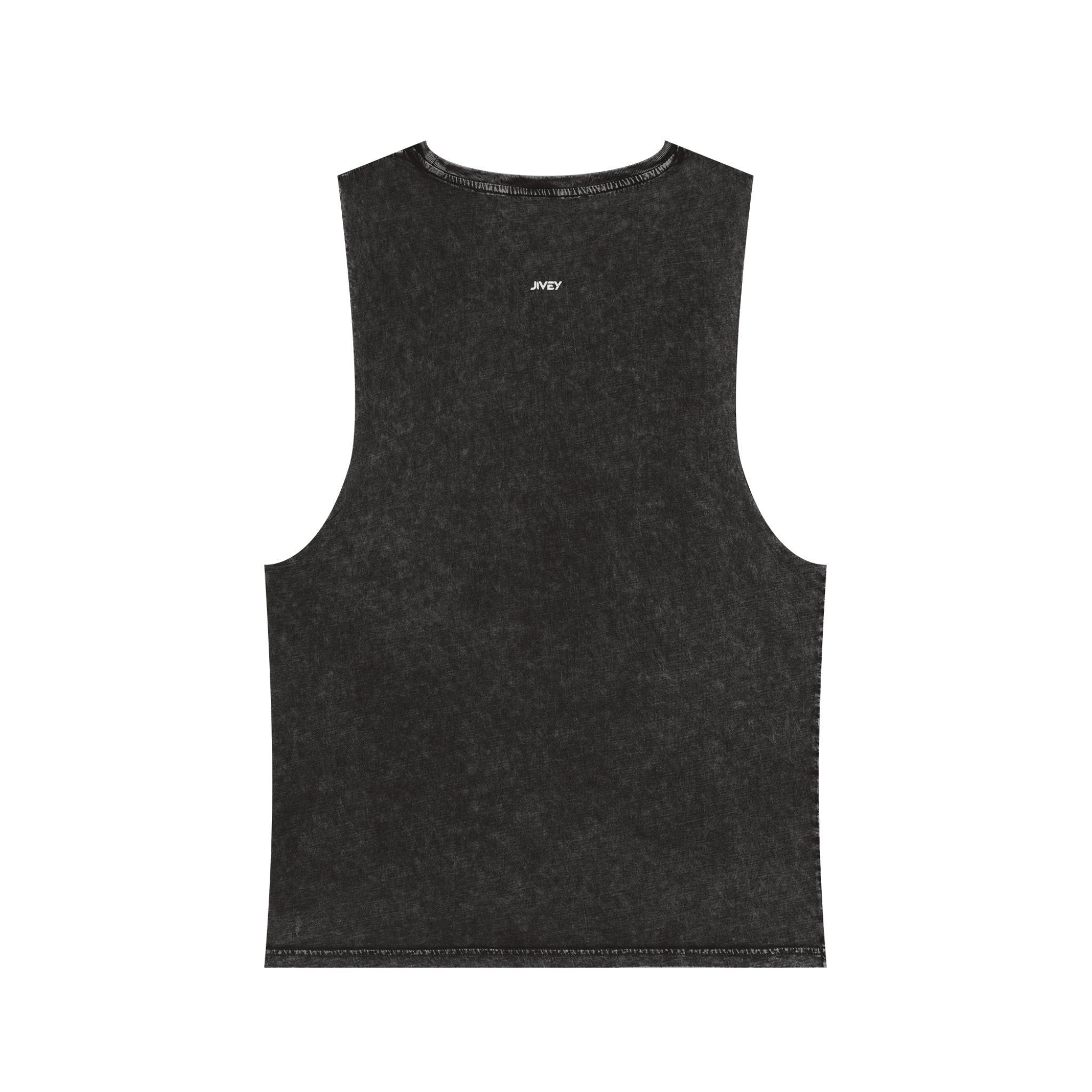 JIVEY Essentials Unisex Regular-fit Cotton Stonewash Tank Top