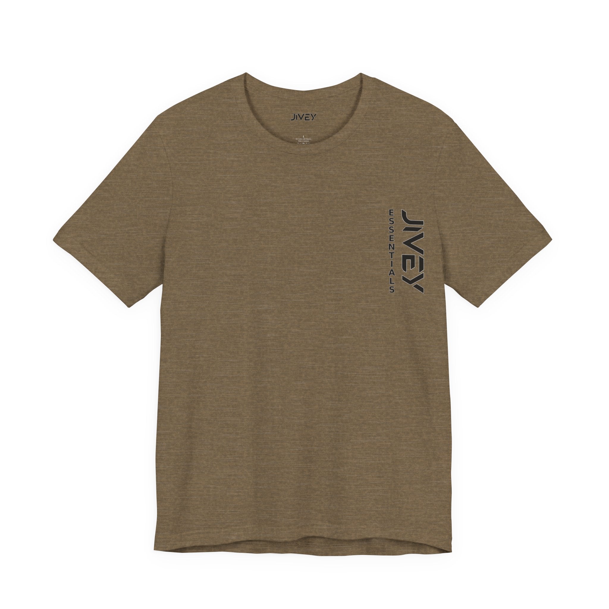 JIVEY Essentials Unisex Jersey Short Sleeve Soft Cotton Tee