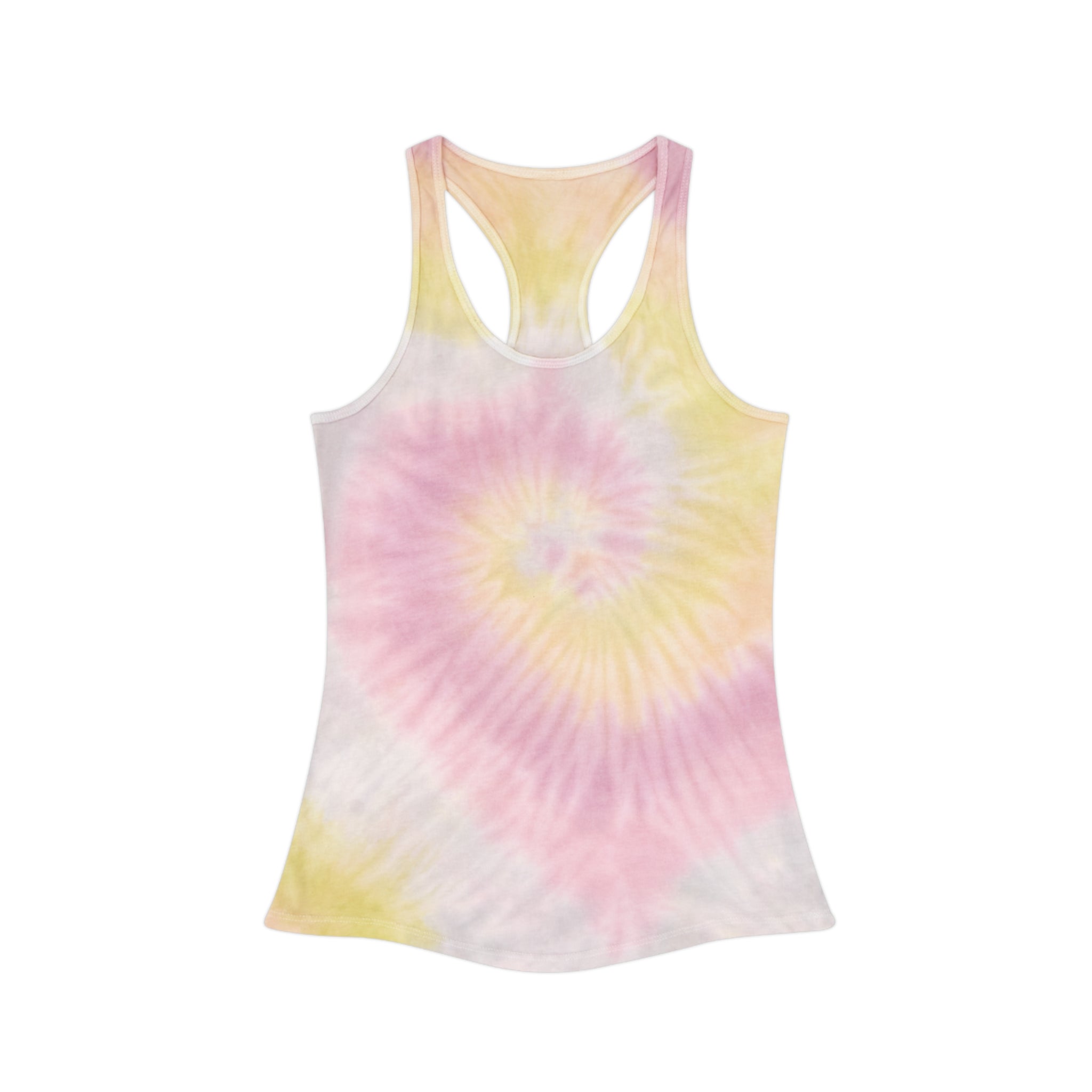 JIVEY Eminent Women's Light-fabric Slim-fit Tie Dye Racerback Tank Top