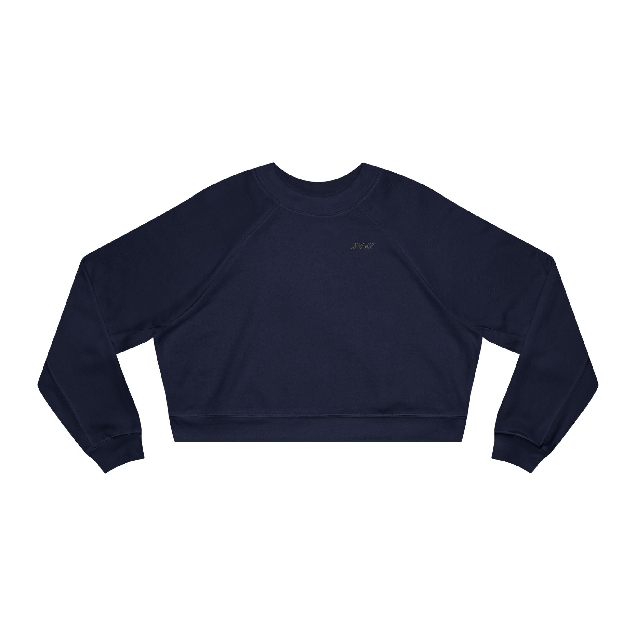 JIVEY Essentials Women's Cropped Fleece Pullover Sweatshirt