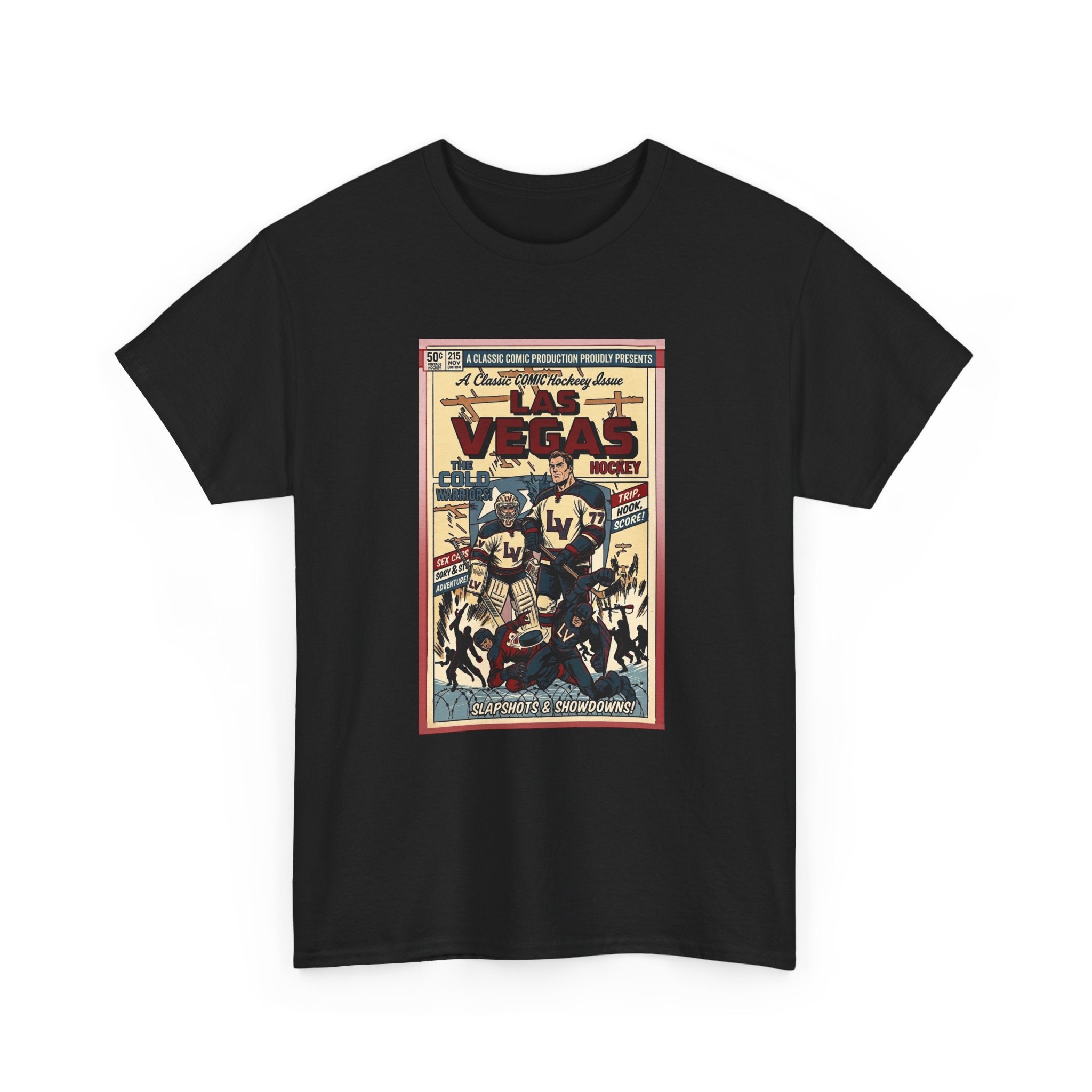 Las Vegas Comic book Hockey Tee Limited edition
