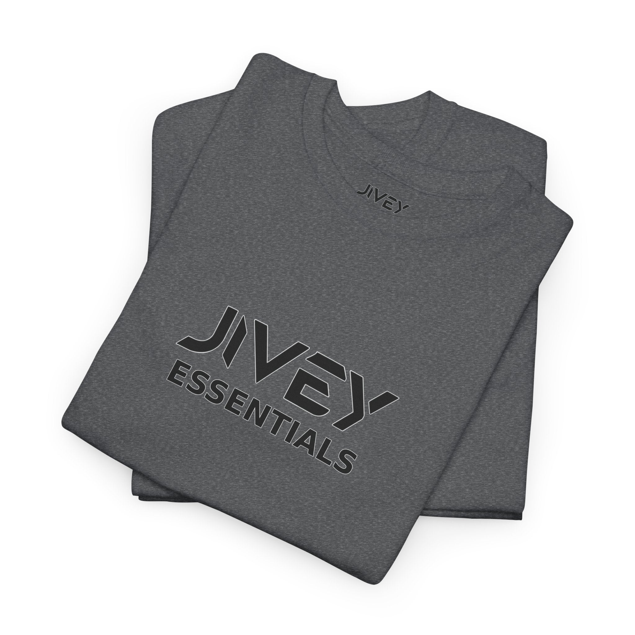 JIVEY Essentials Unisex Heavy Cotton Durable Washable Tee