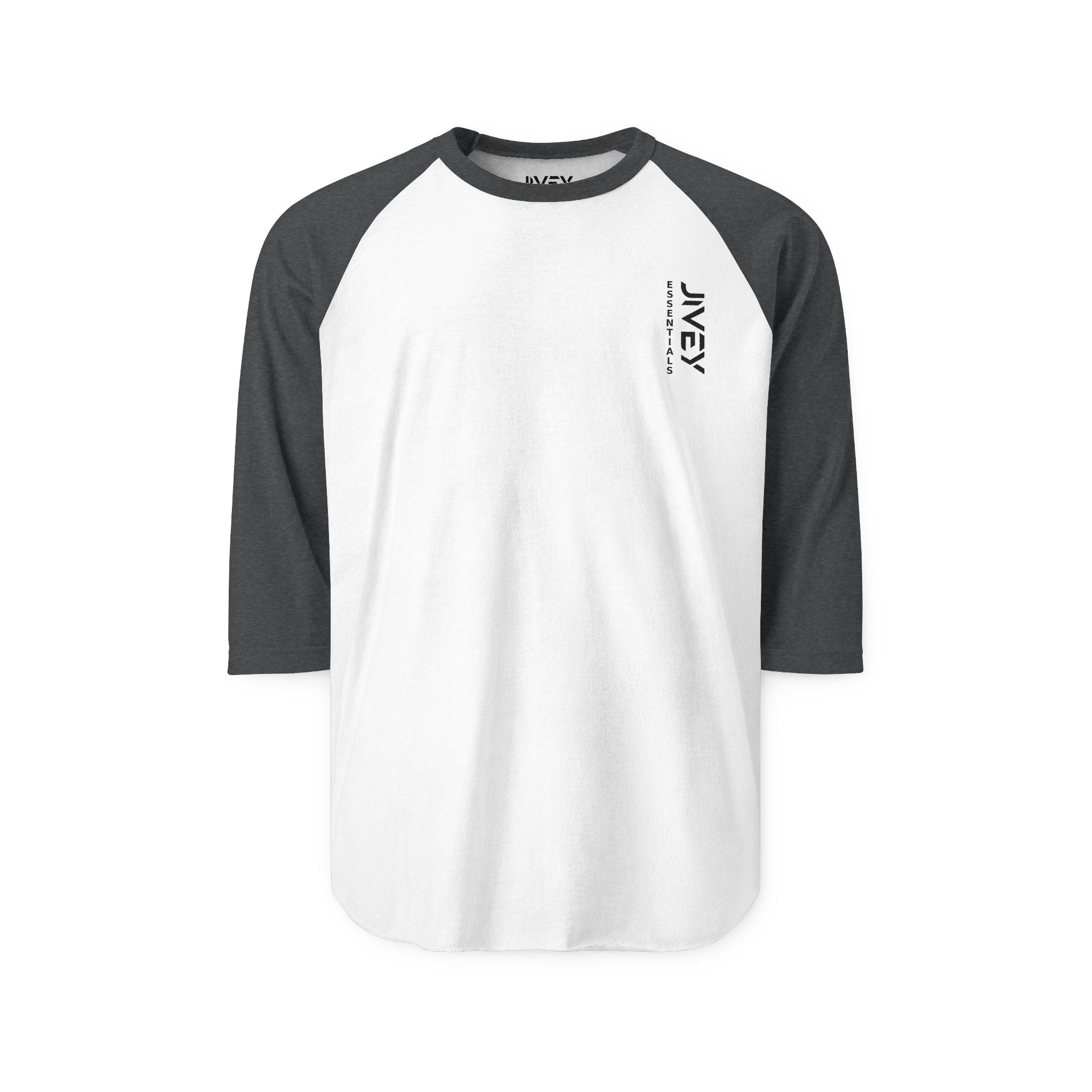 JIVEY Essentials Unisex Three-Quarter Sleeve Raglan Shirt