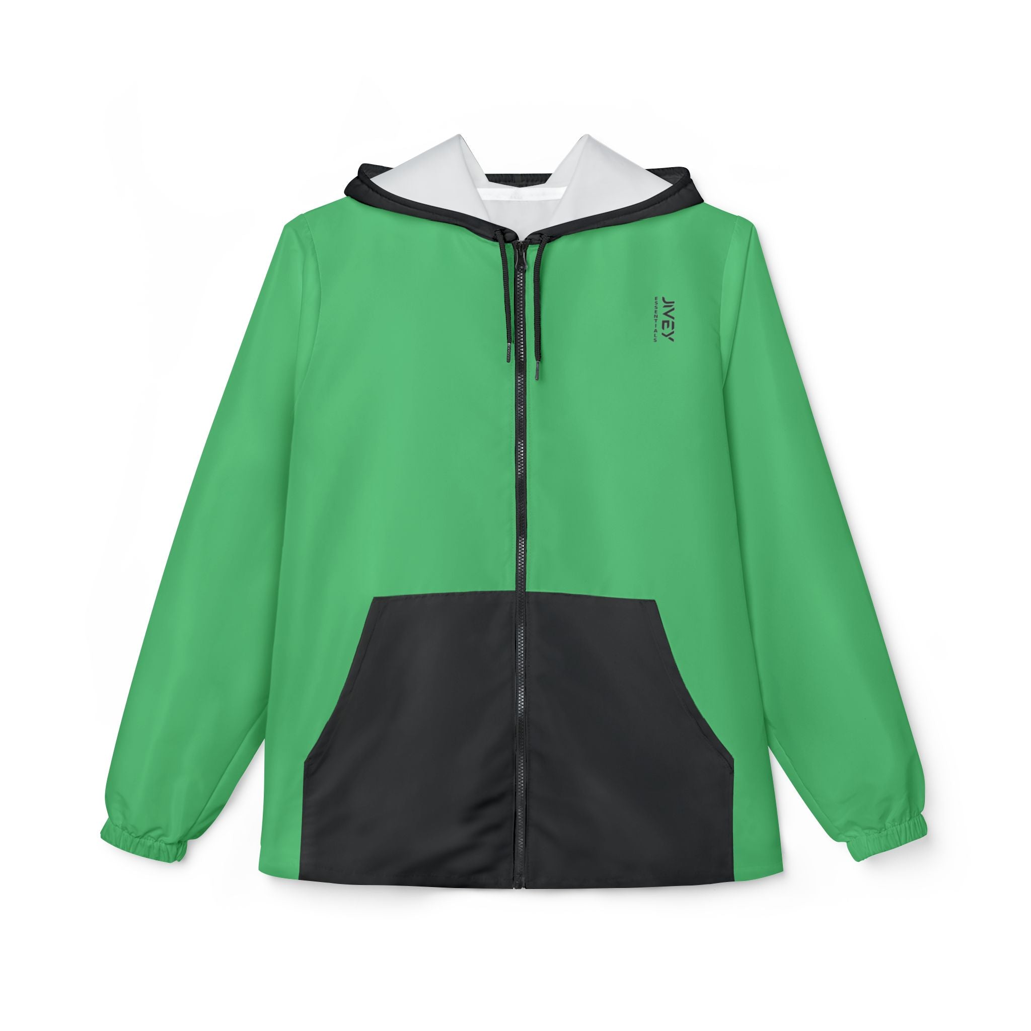 JIVEY Essentials Unisex Light-fabric Windbreaker Emerald Jacket