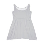 JIVEY Eminent Mid-length Comfy Grey Skater Dress